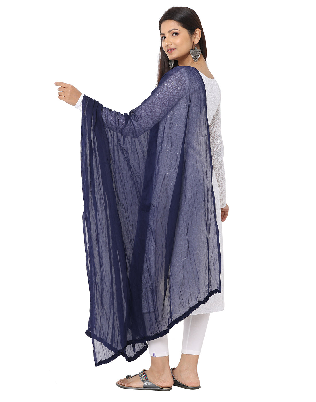 Solid Chiffon Dupatta