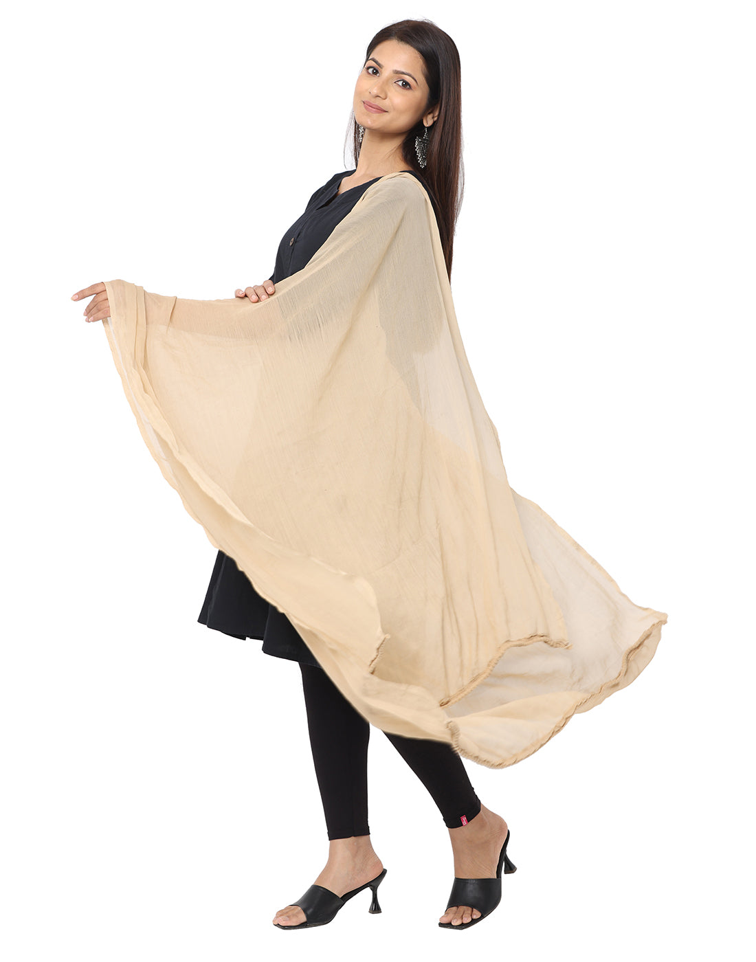 Solid Chiffon Dupatta