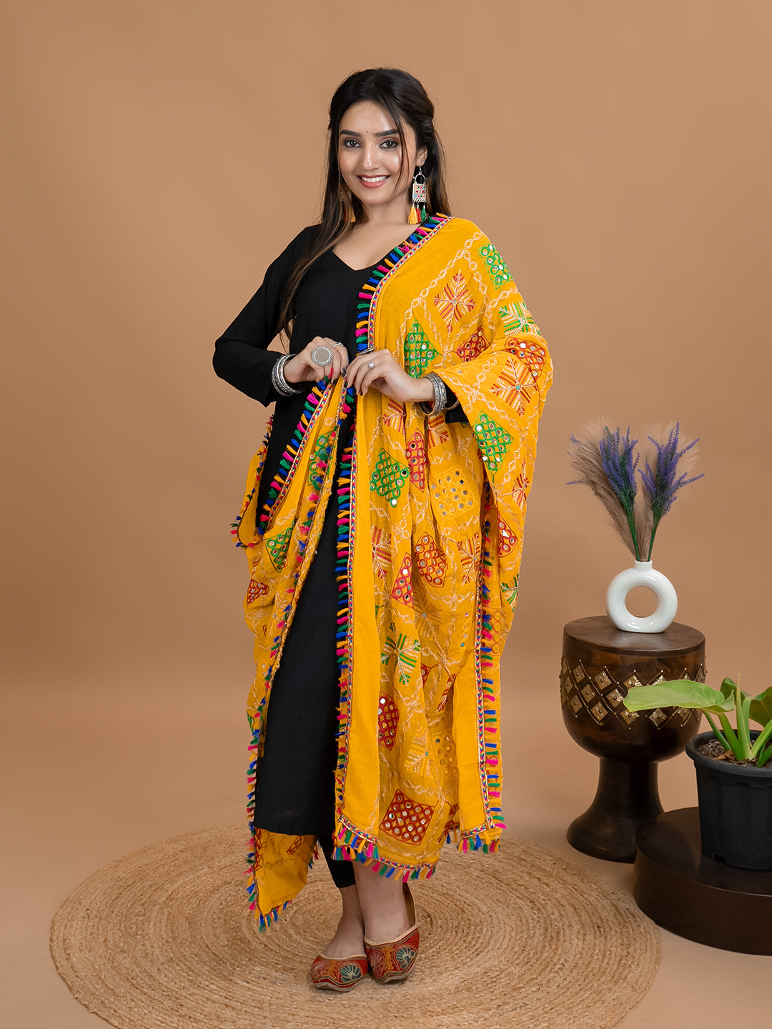 Phulkari Cotton Dupatta