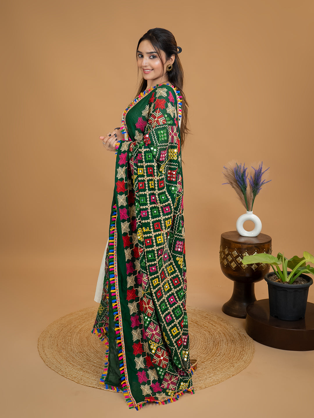 Phulkari Cotton Dupatta