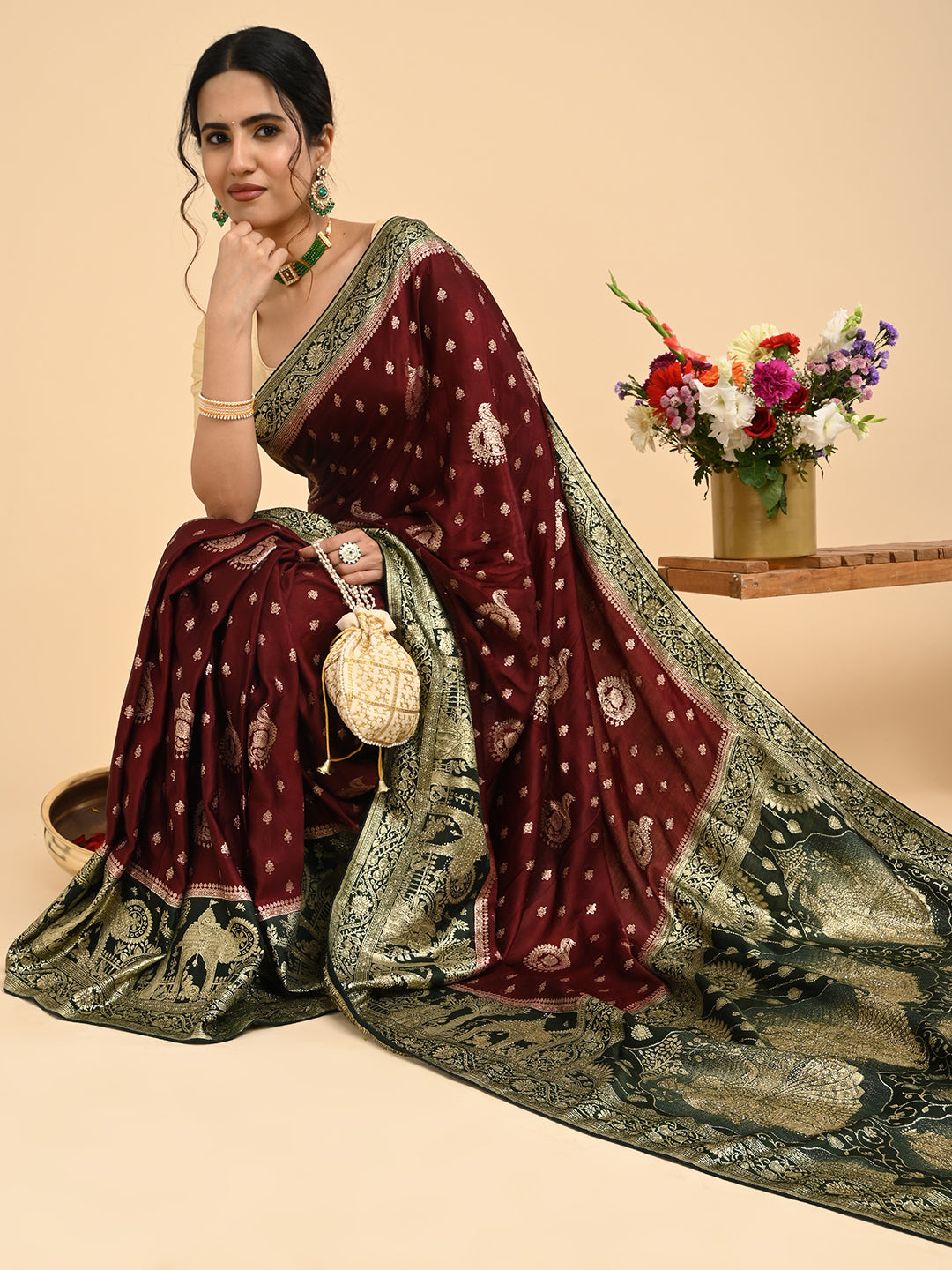 Banarasi Viscose Silk Saree
