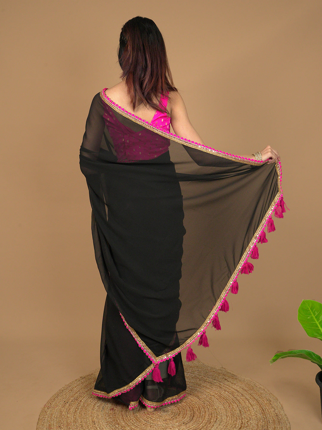 Black Summer Love Saree