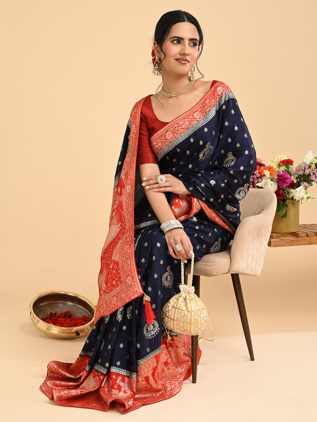 Banarasi Viscose Silk Saree