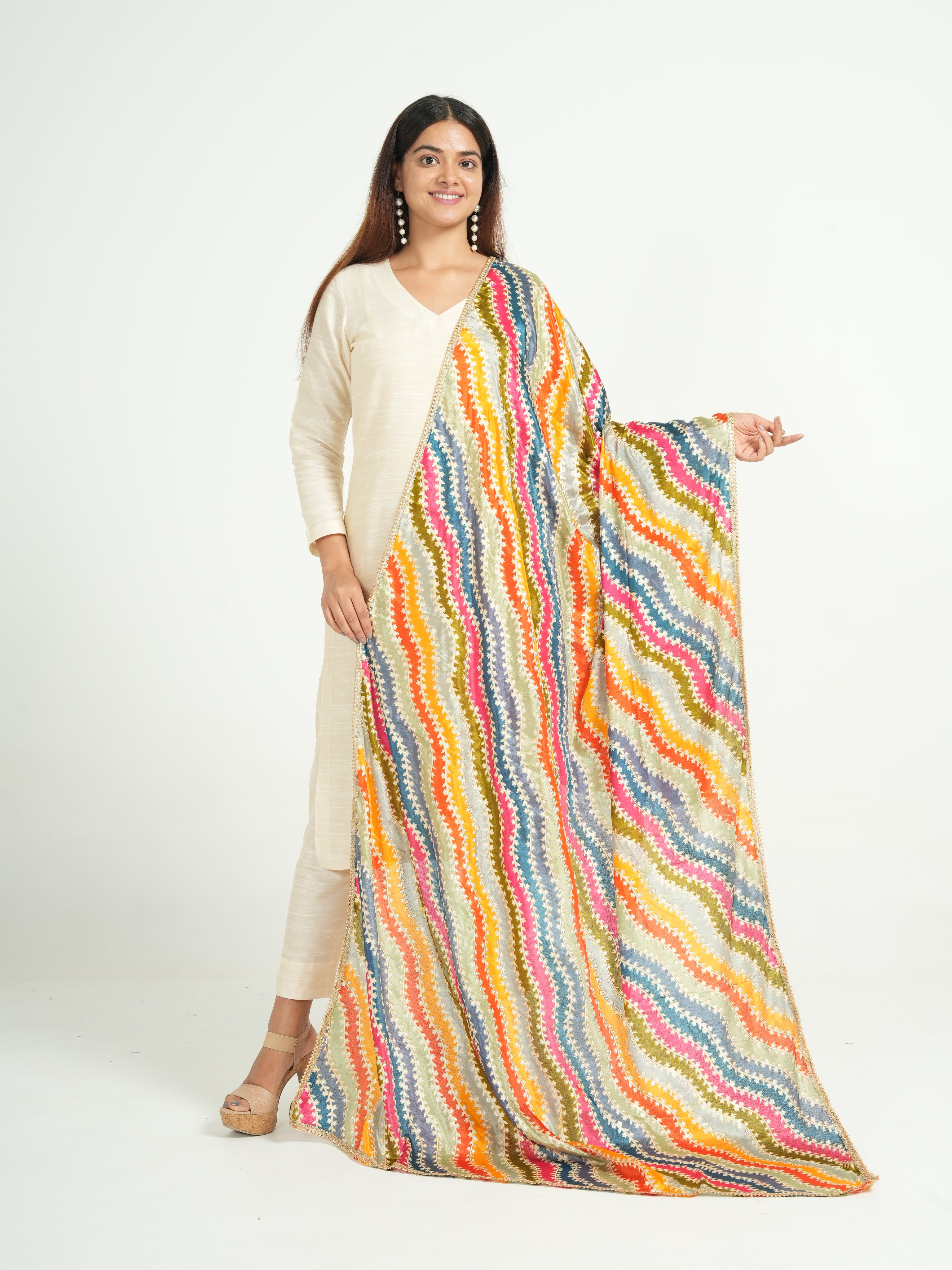 Art Silk Bandhini Dupatta
