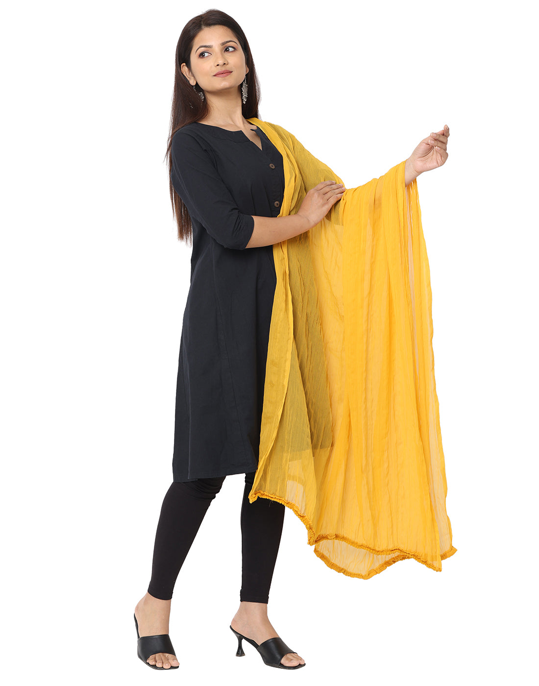 Solid Chiffon Dupatta