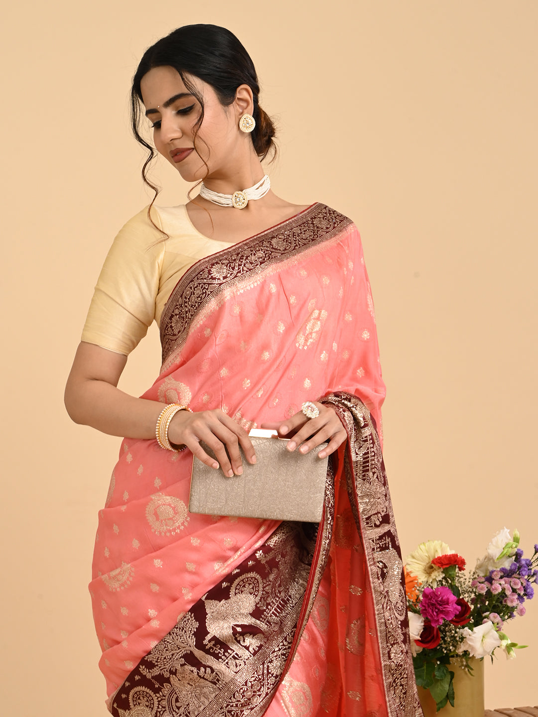 Banarasi Viscose Silk Saree