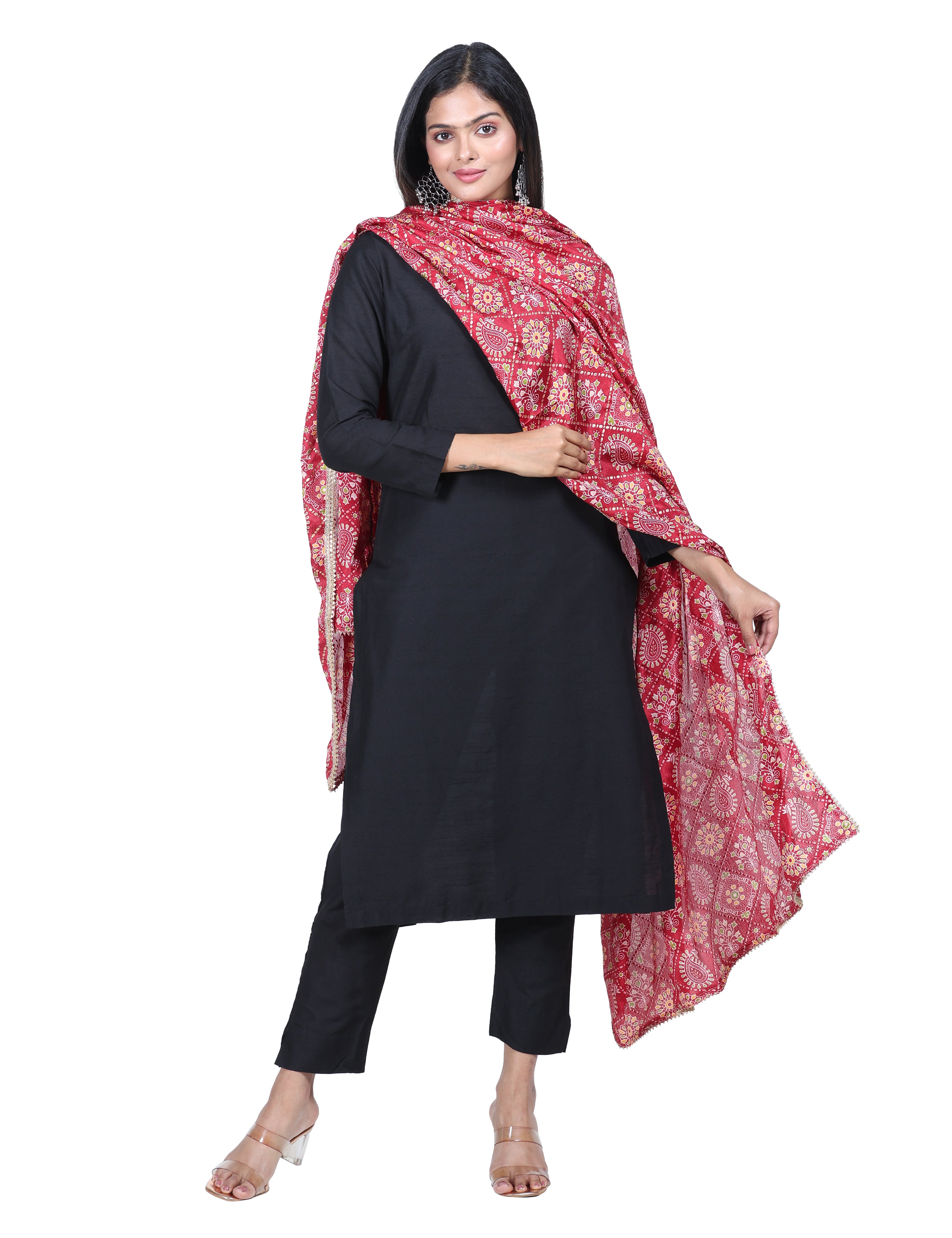 Art Silk Bandhini Dupatta