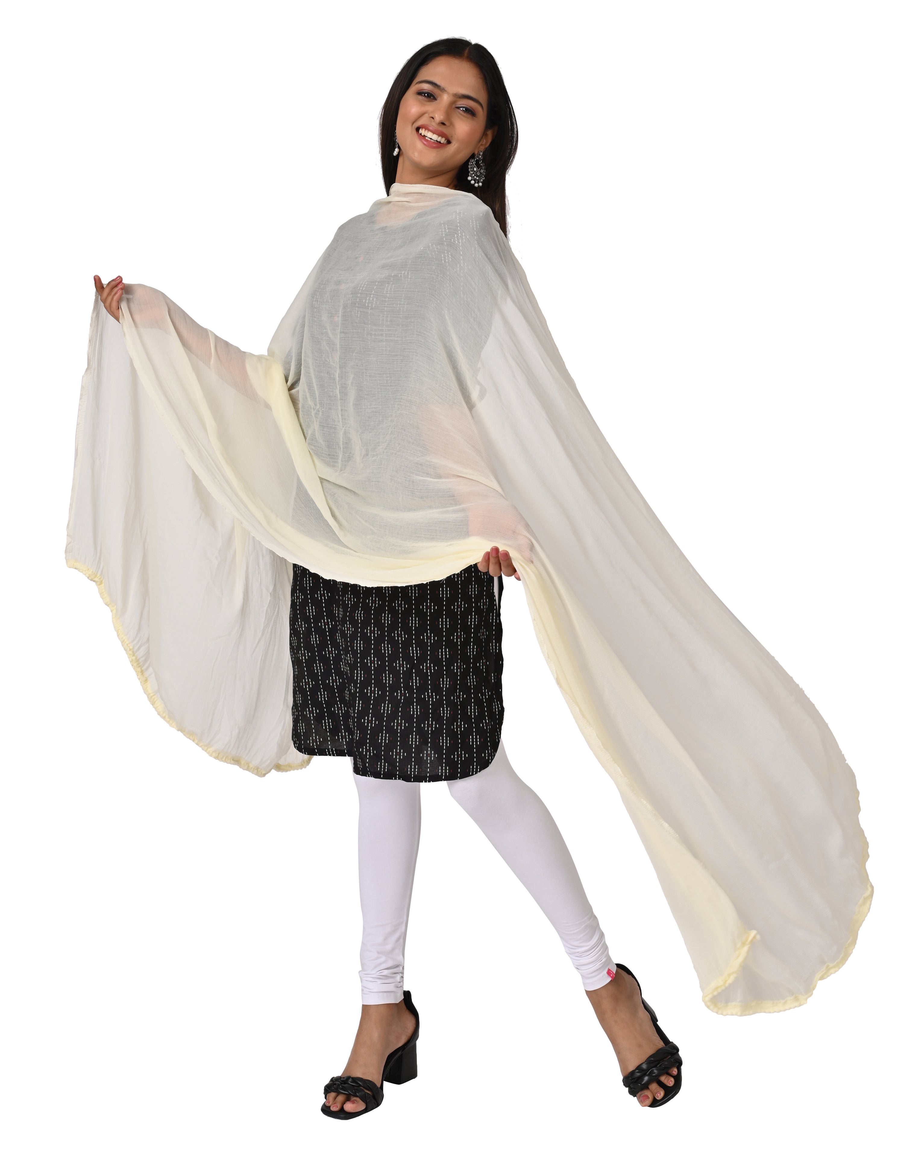 Chiffon Solid Dupatta
