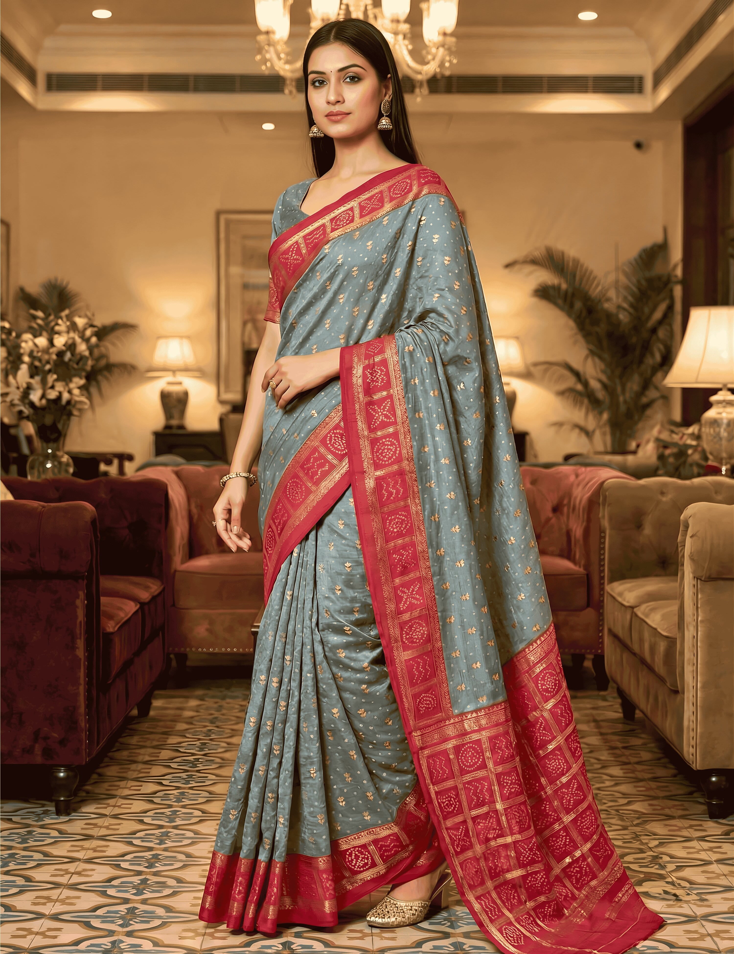 Bandhini Georgette Saree