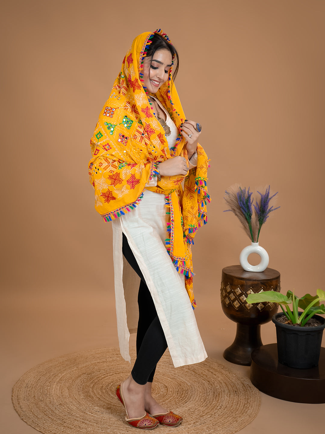 Phulkari Cotton Dupatta