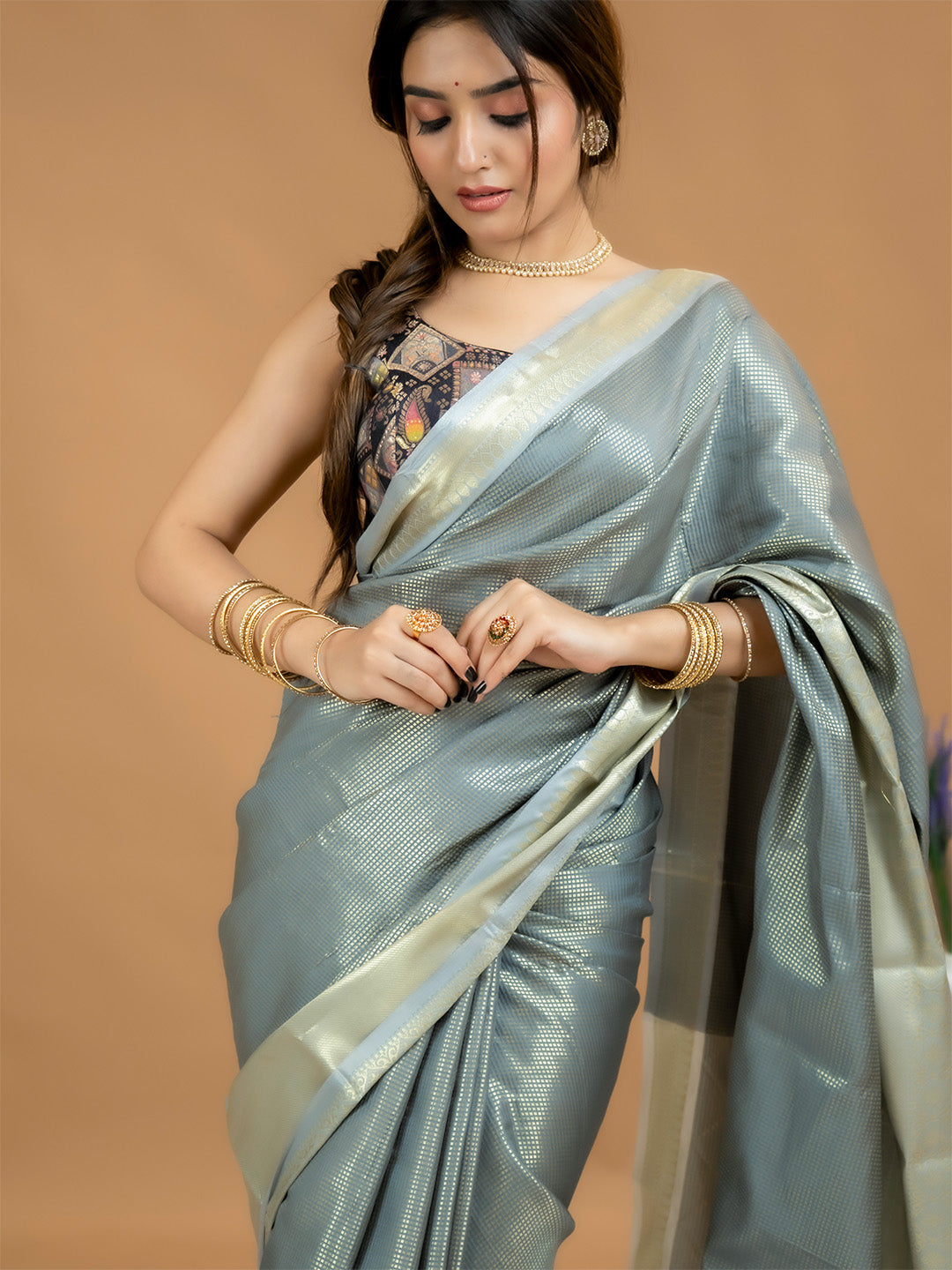 Tissue Art Silk Saree