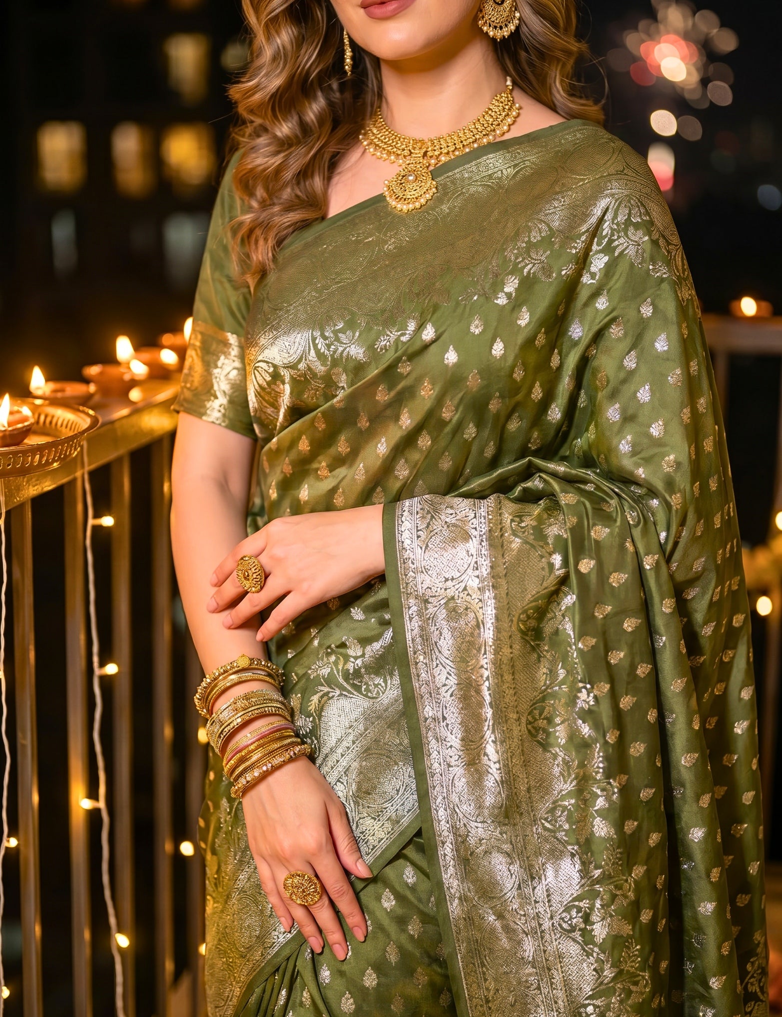 Banarasi Viscose Silk Saree