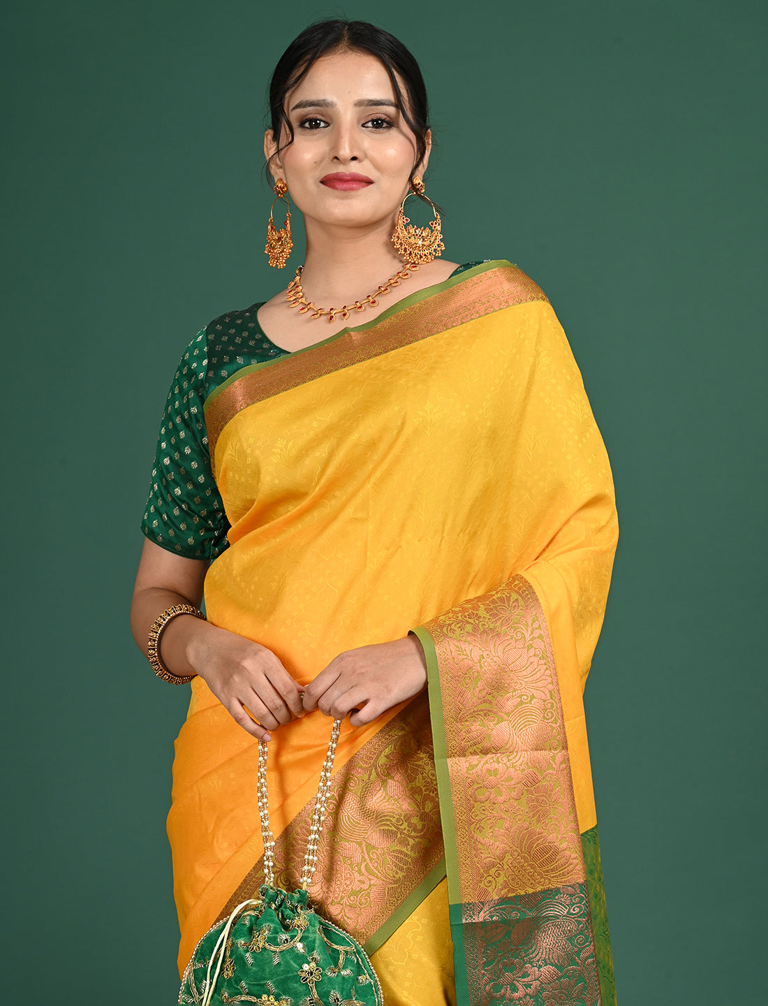 South Art Silk Geometric Saree
