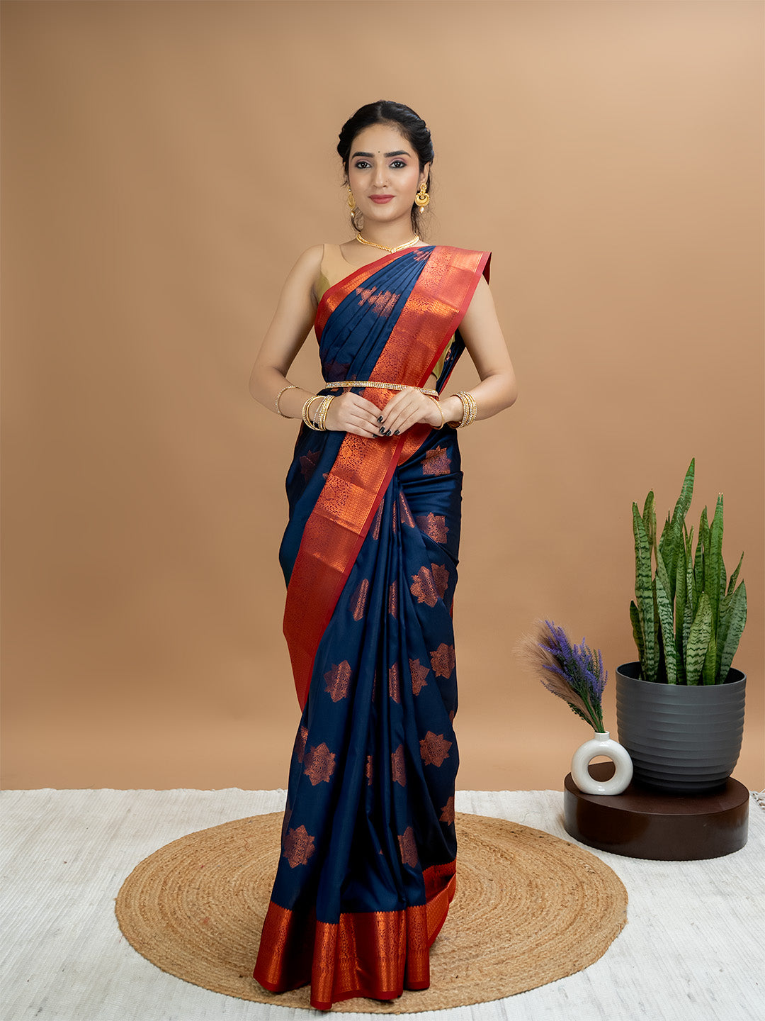 South Silk Brocade Saree