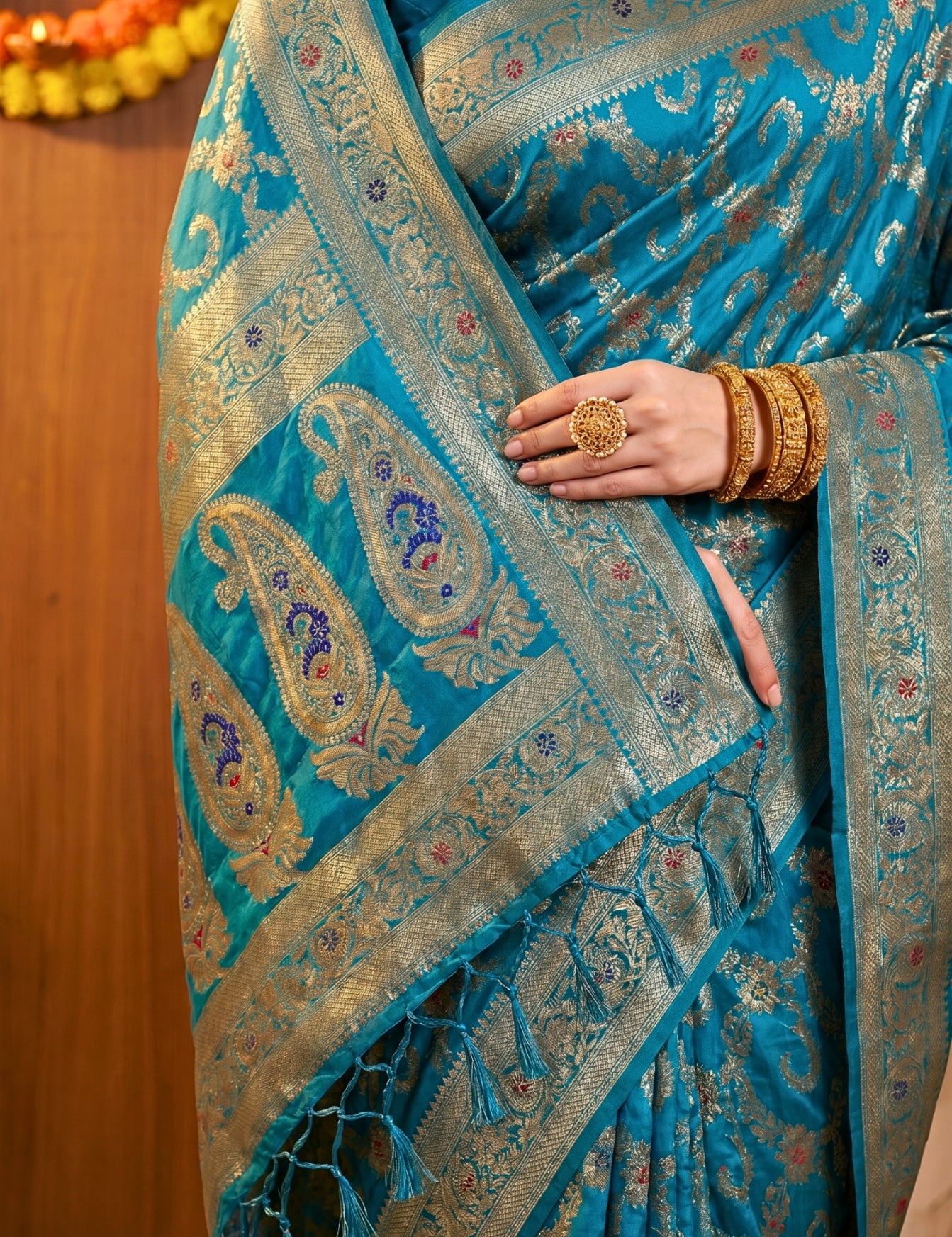 Banarasi Viscose Silk Saree
