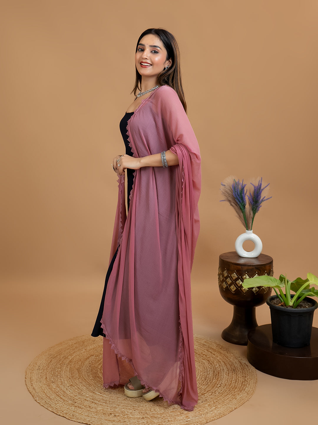 Solid Chiffon Dupatta