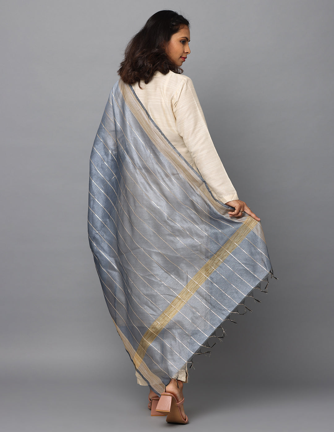 Chanderi Zari weave Dupatta