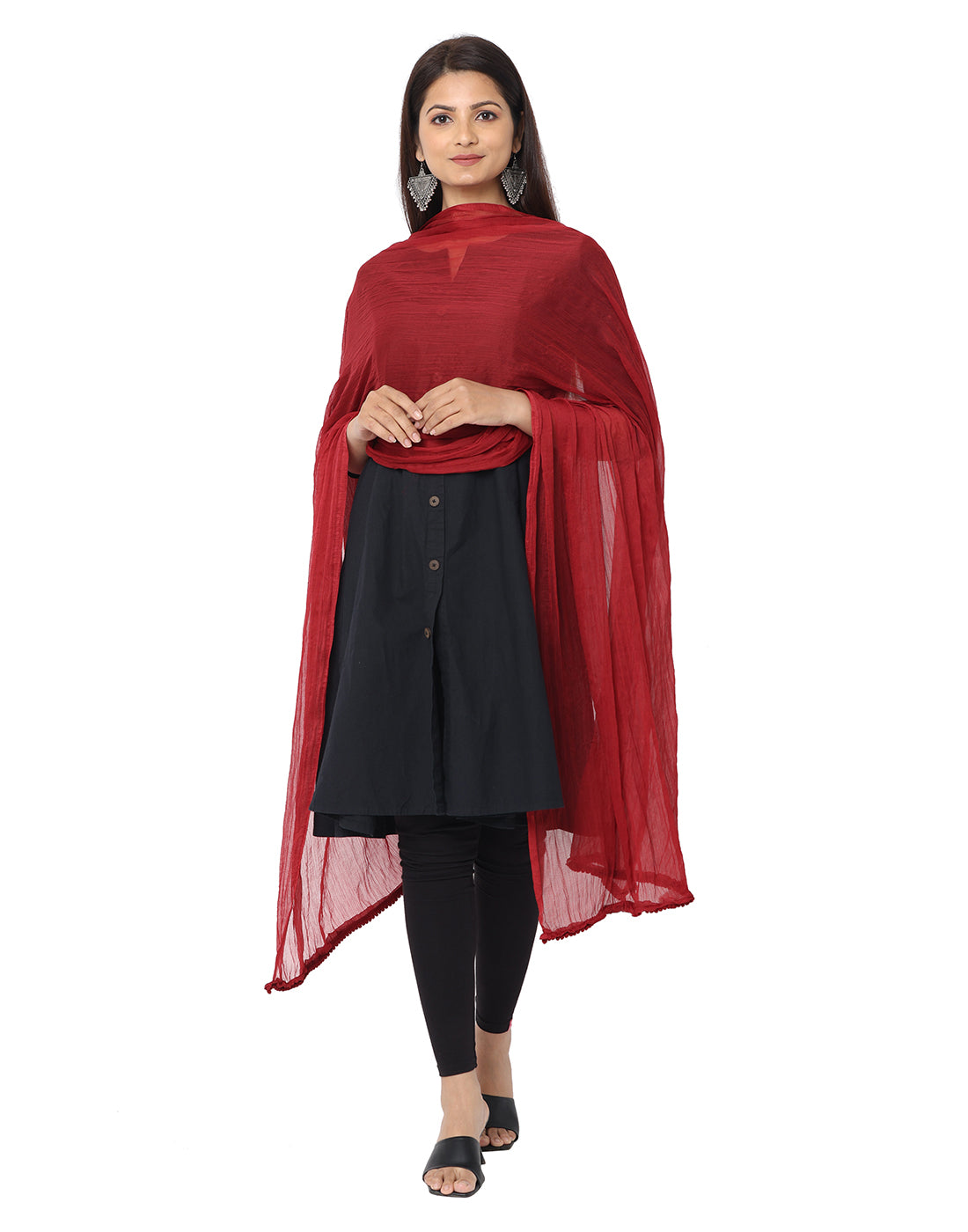 Solid Chiffon Dupatta