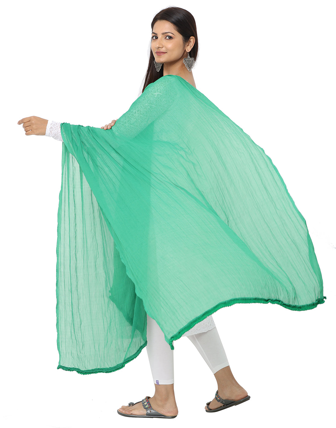 Solid Chiffon Dupatta