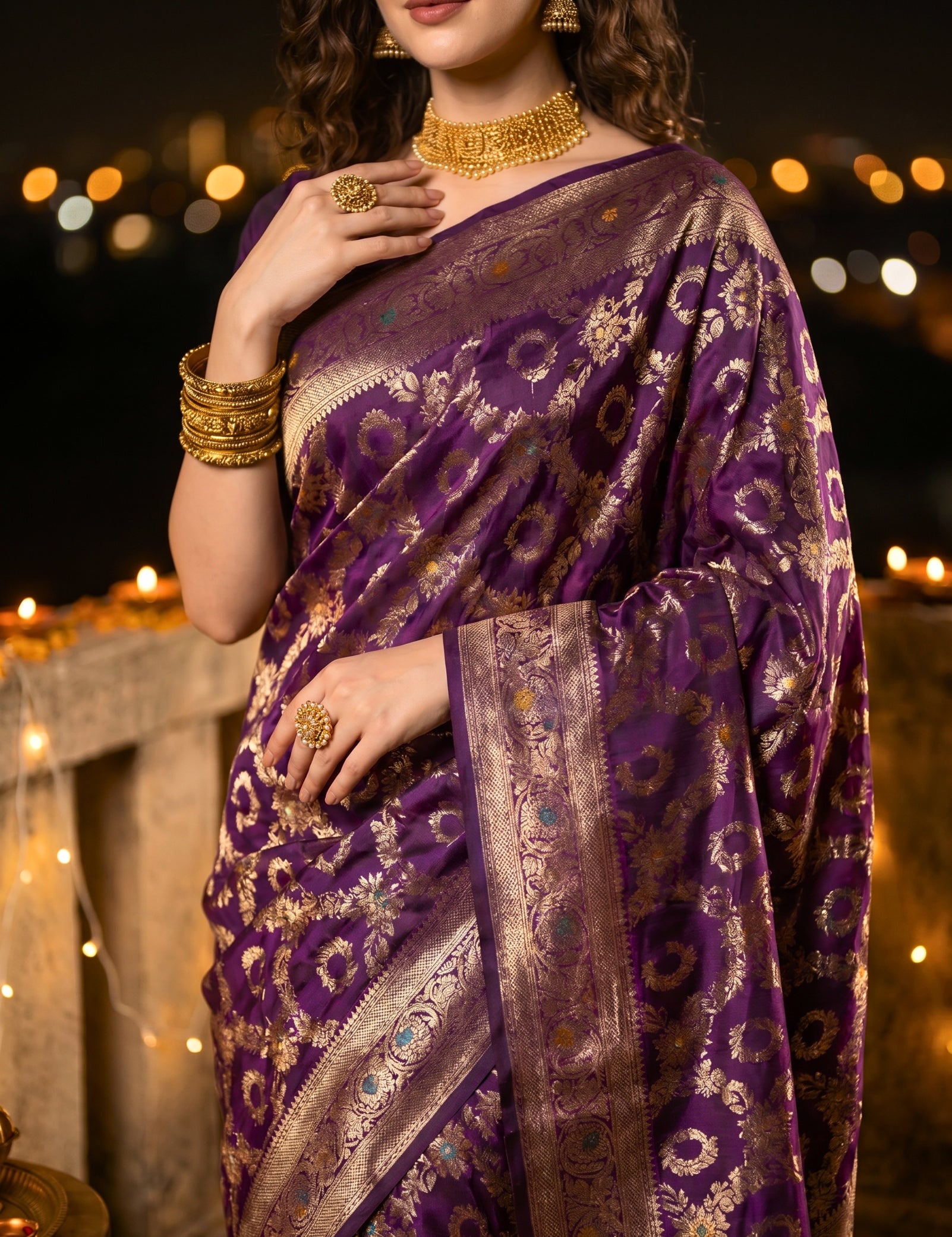 Banarasi Viscose Silk Saree