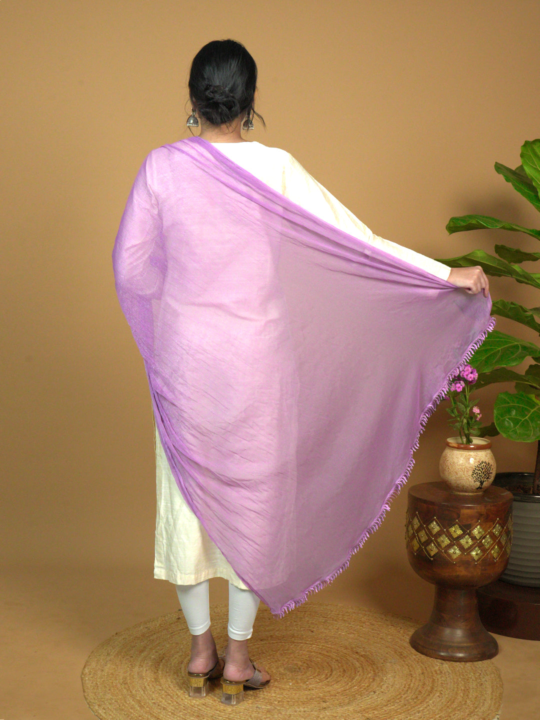Solid Chiffon Dupatta
