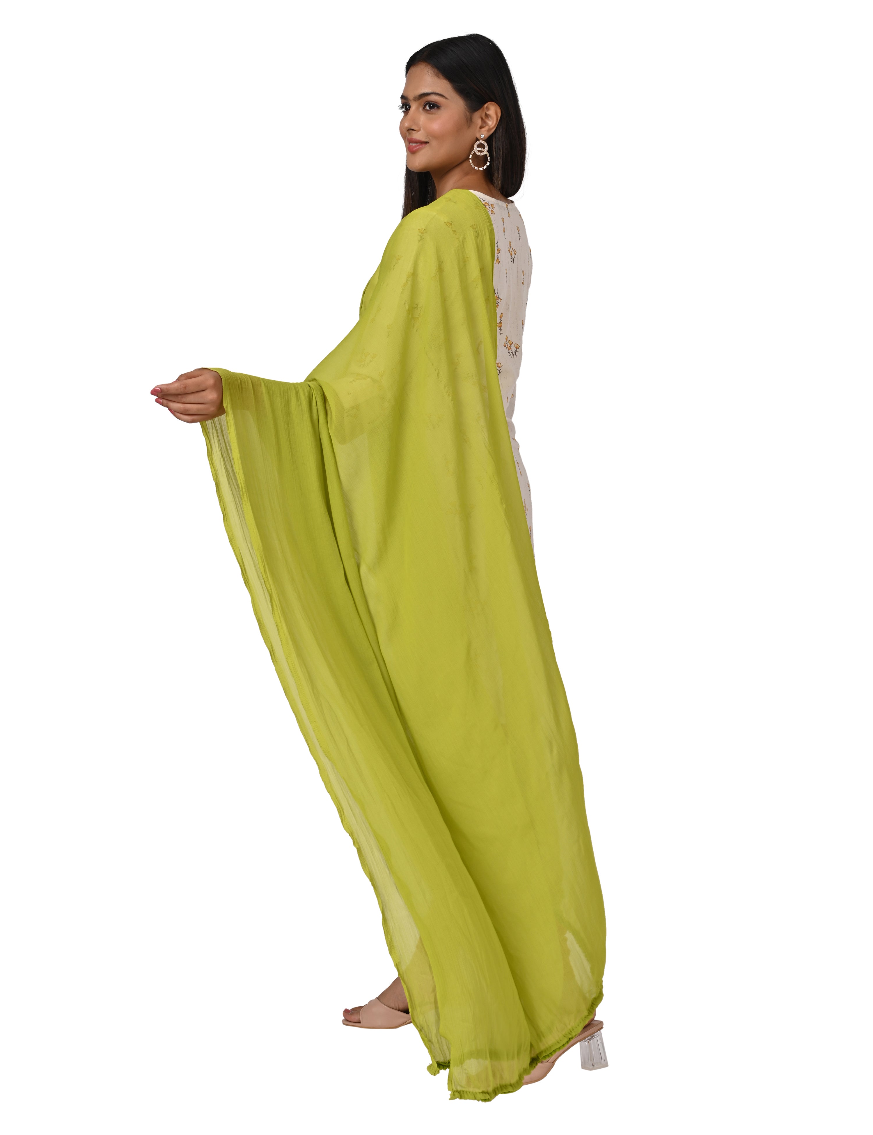 Solid Chiffon Dupatta