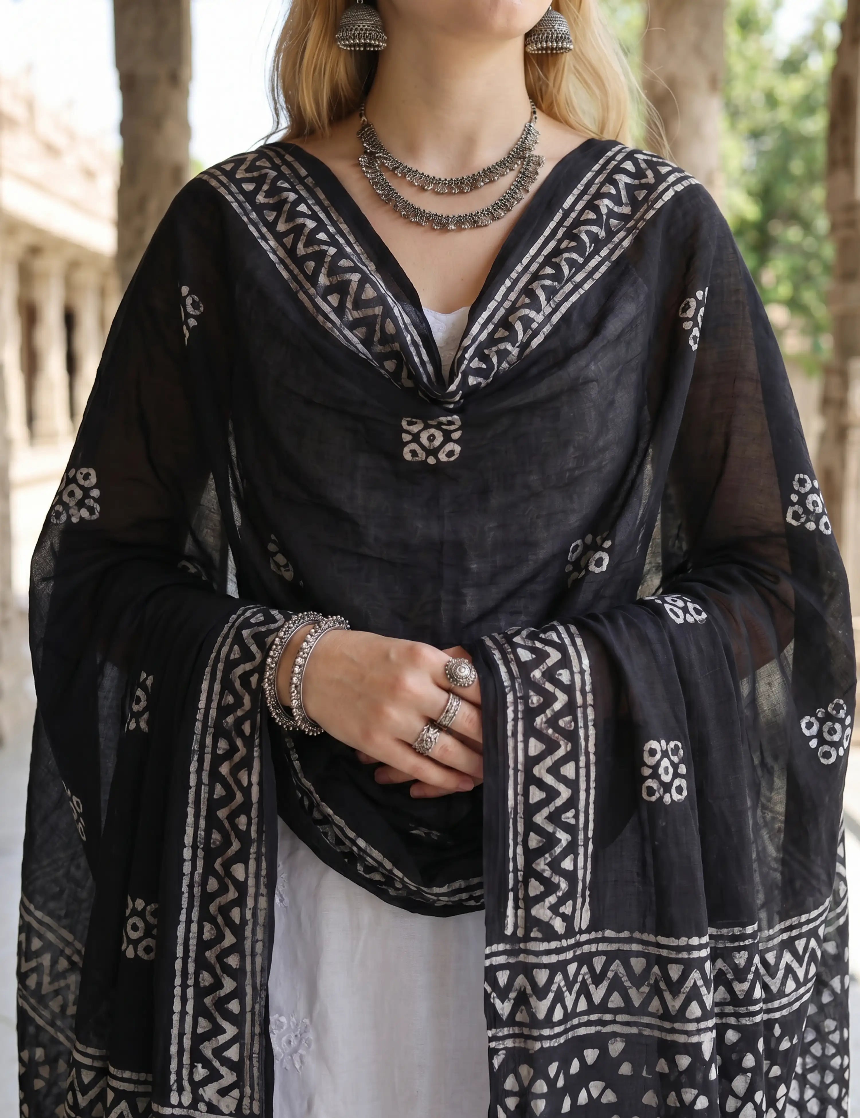 Batik Mul Cotton Dupatta