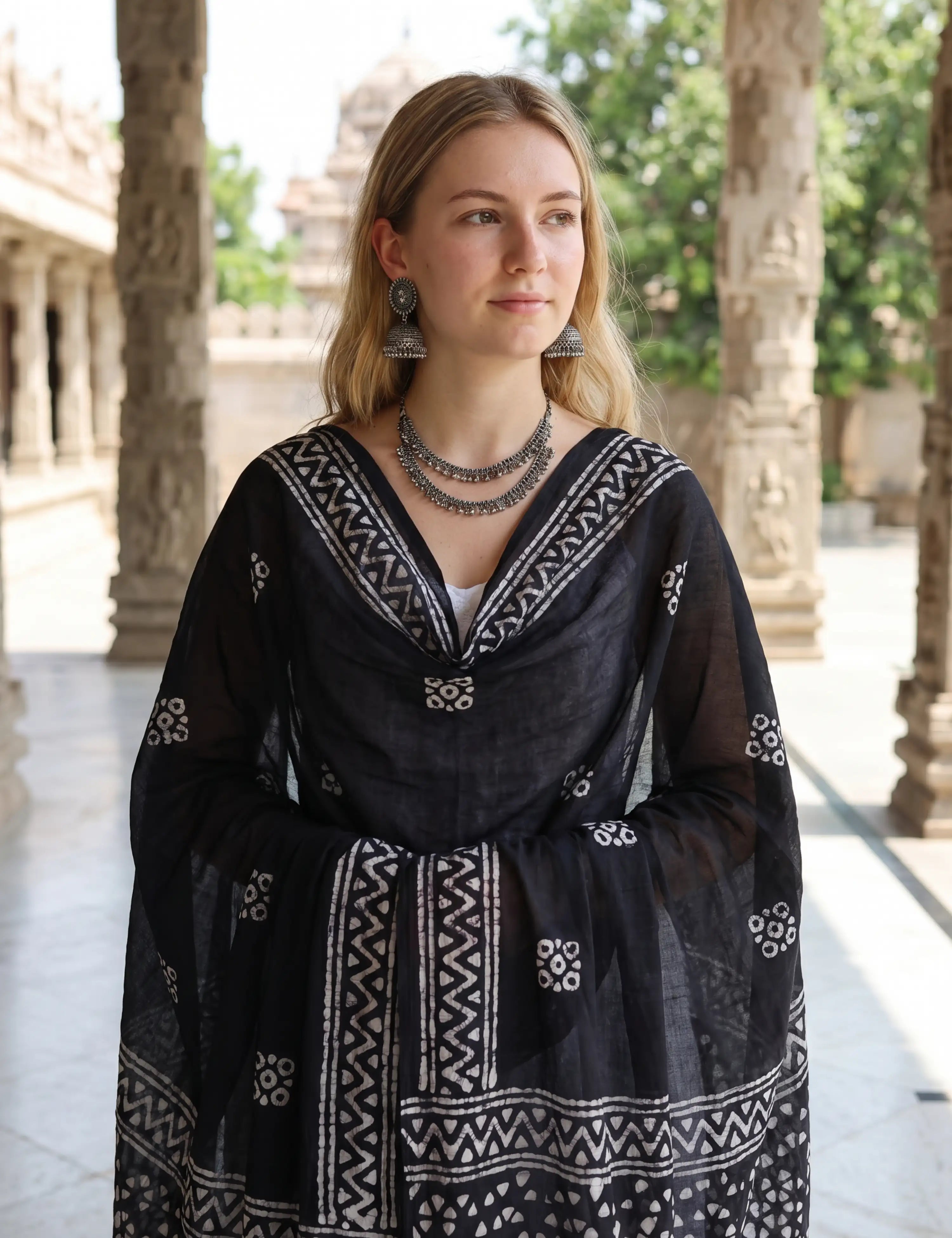 Batik Mul Cotton Dupatta