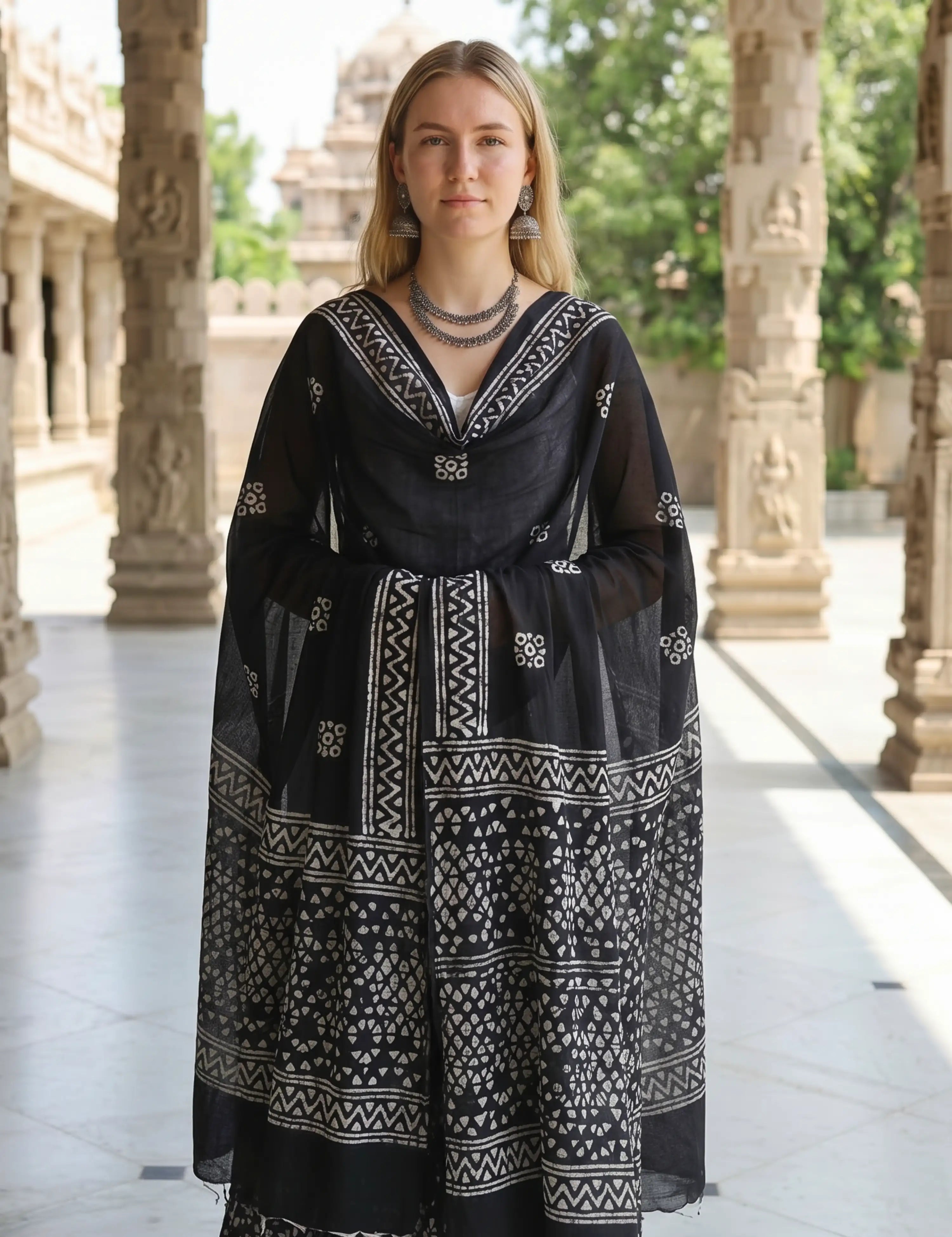 Batik Mul Cotton Dupatta