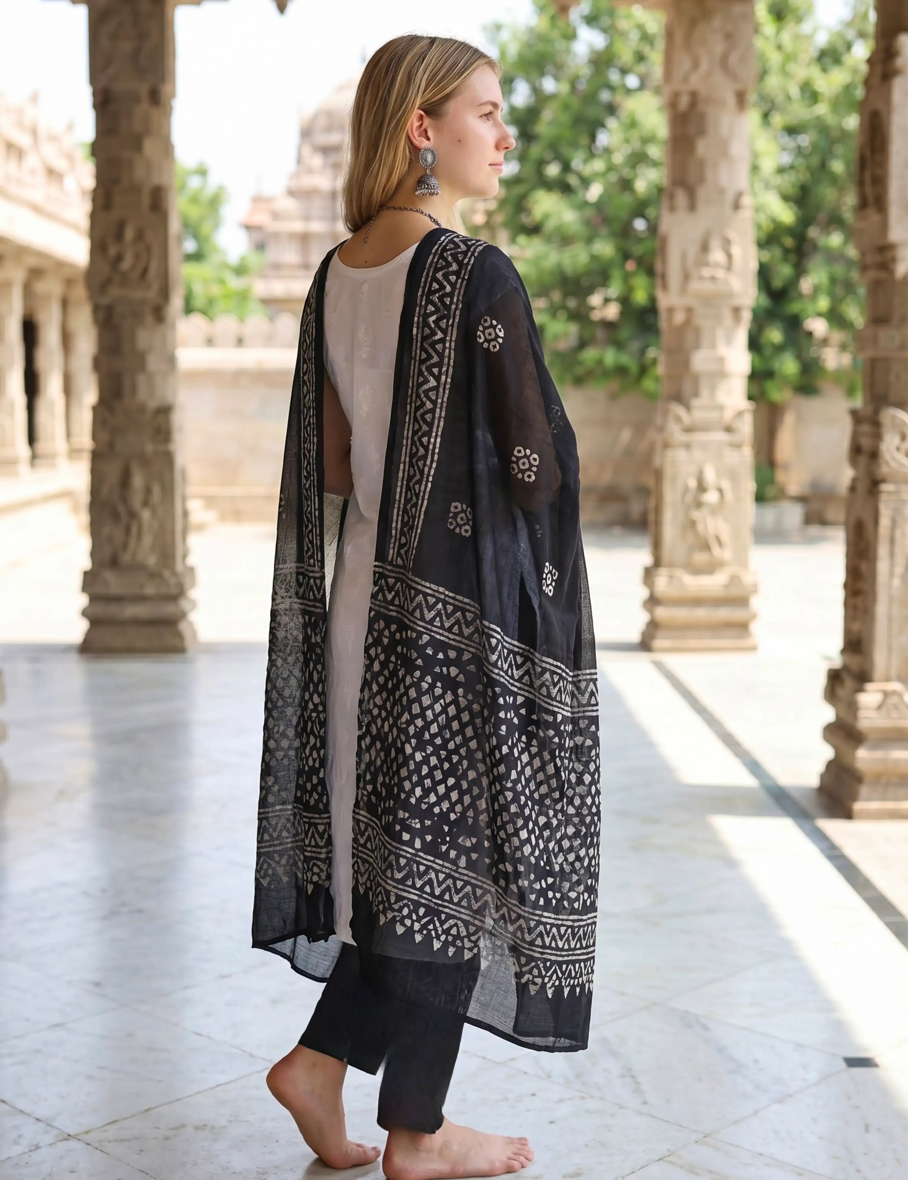 Batik Mul Cotton Dupatta