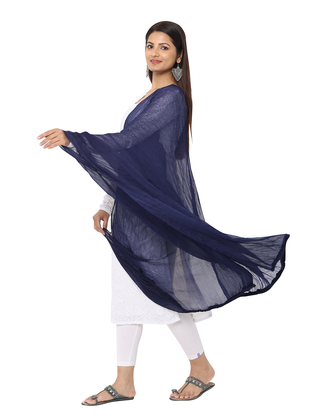 Solid Chiffon Dupatta