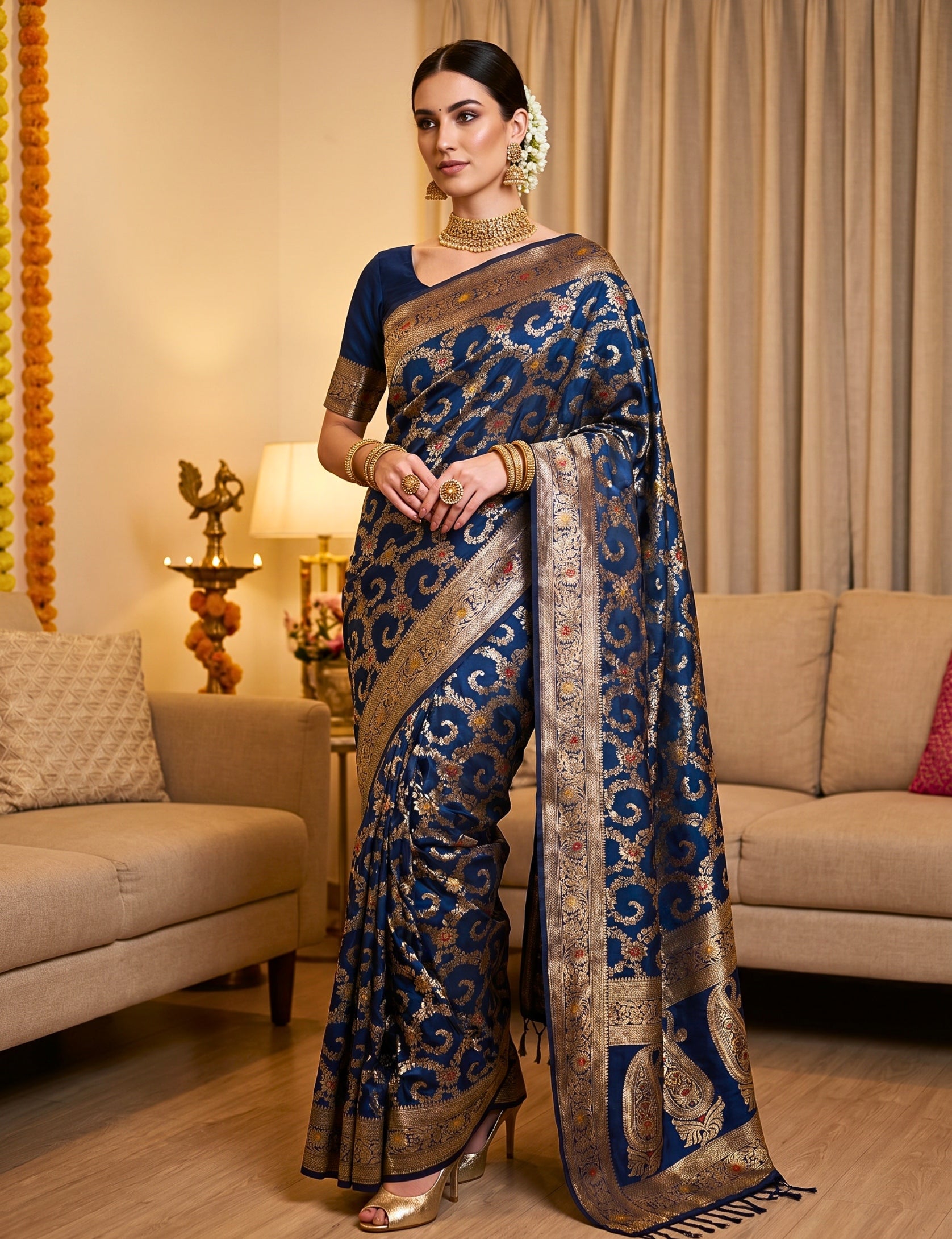 Banarasi Viscose Silk Saree
