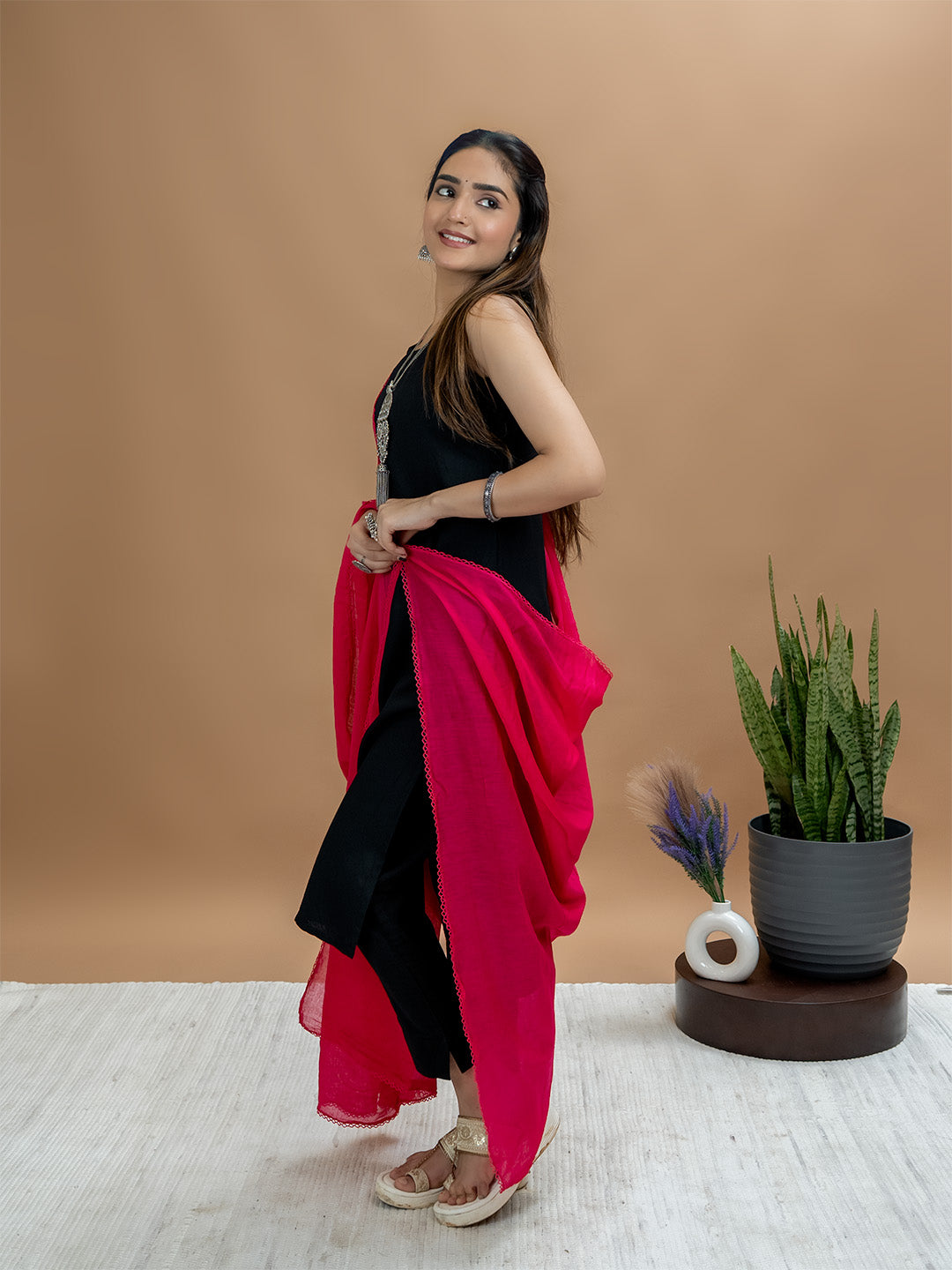Solid Cotton Dupatta