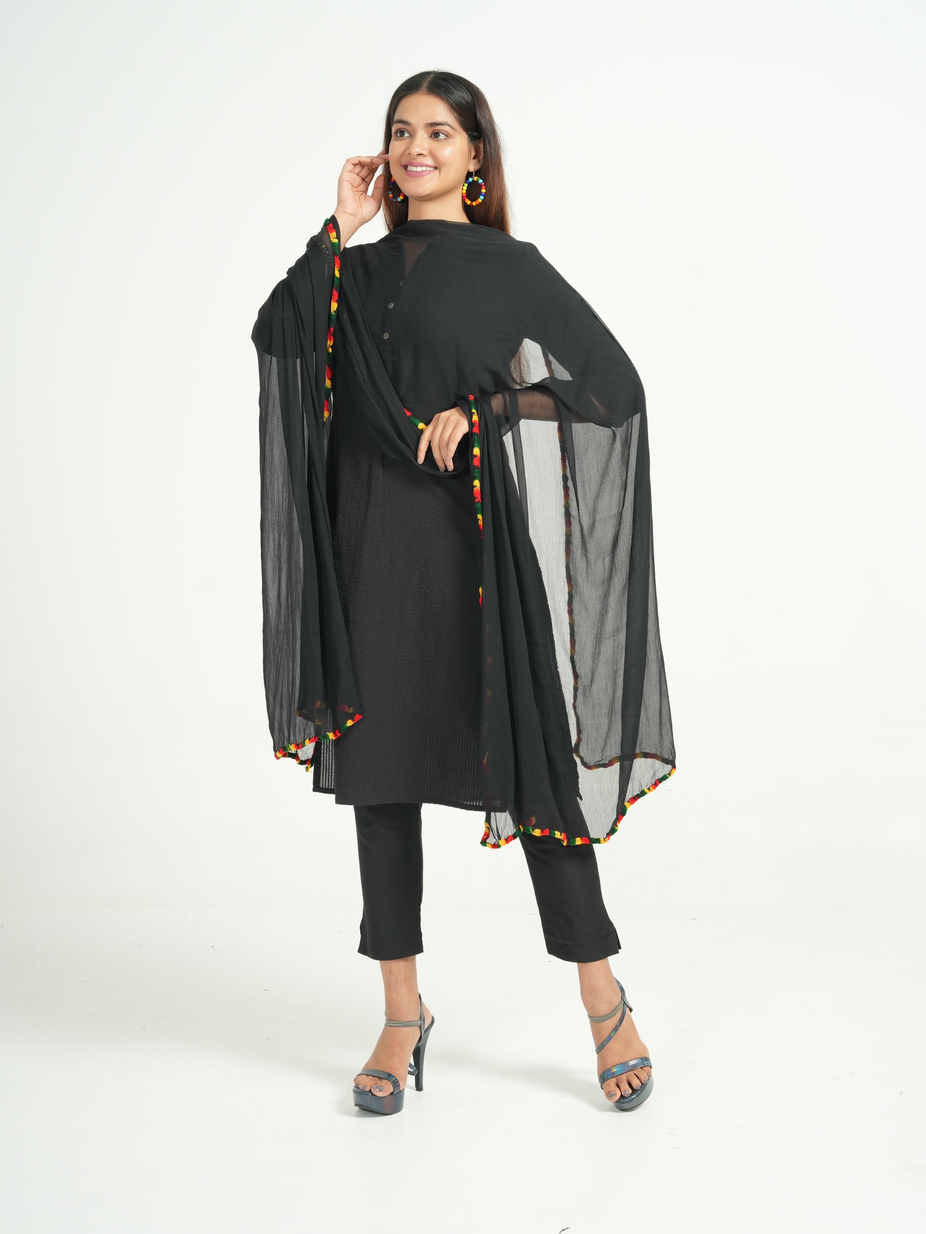Chiffon Solid Dupatta