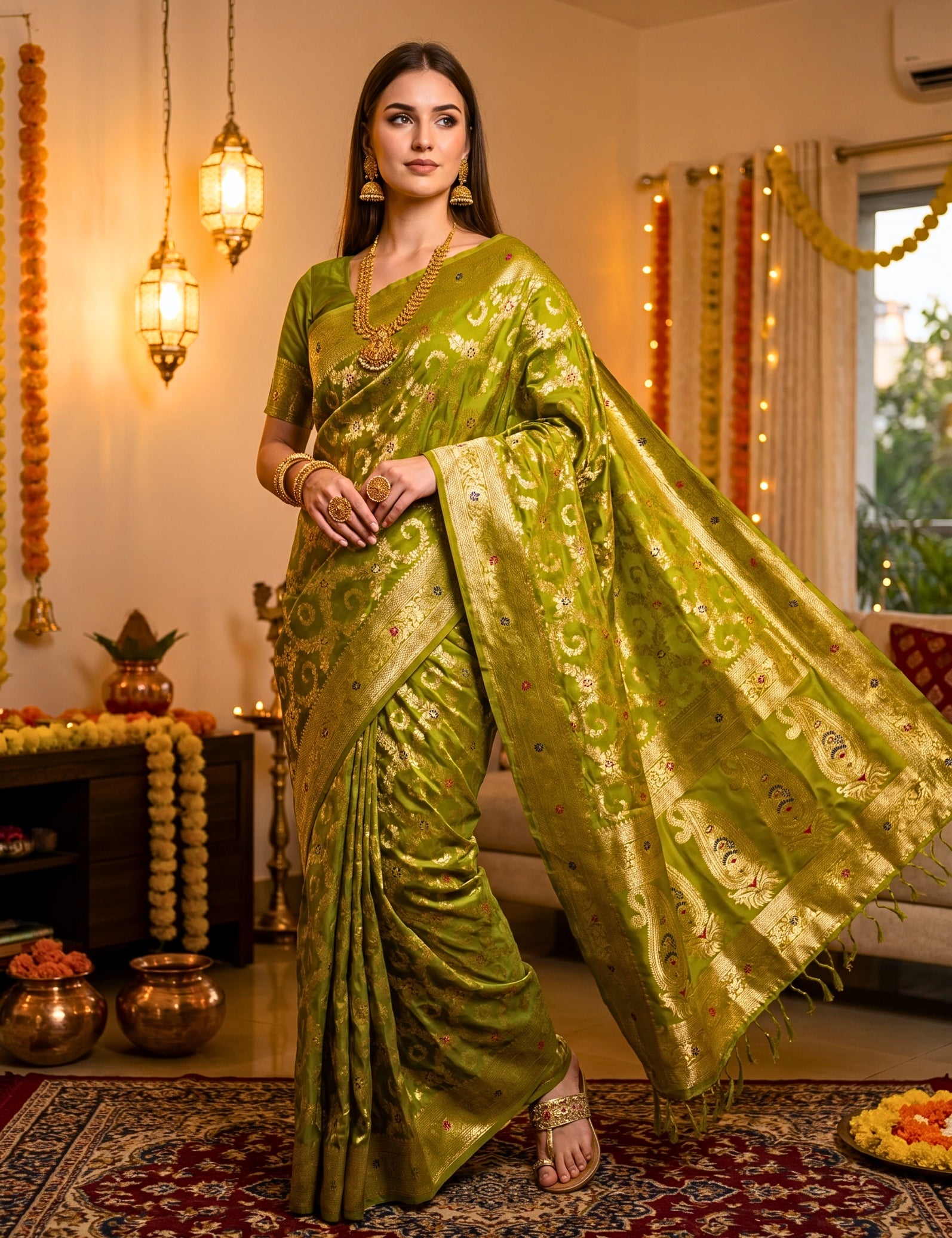 Banarasi Viscose Silk Saree