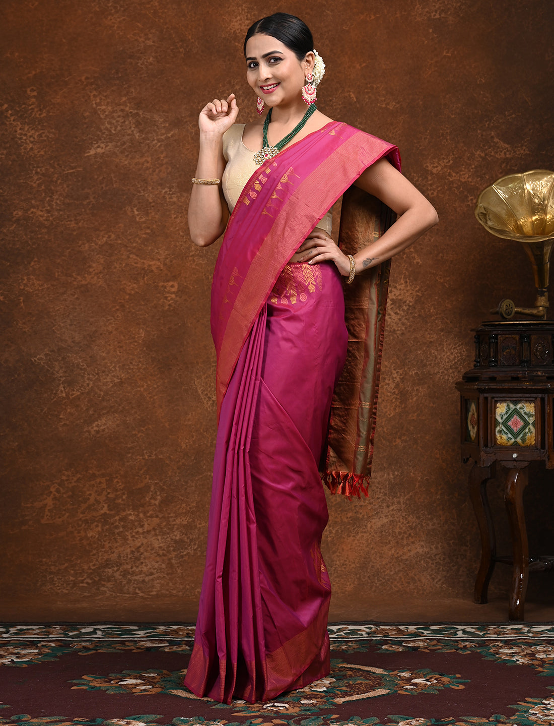 Arni Silk Zari weave Saree