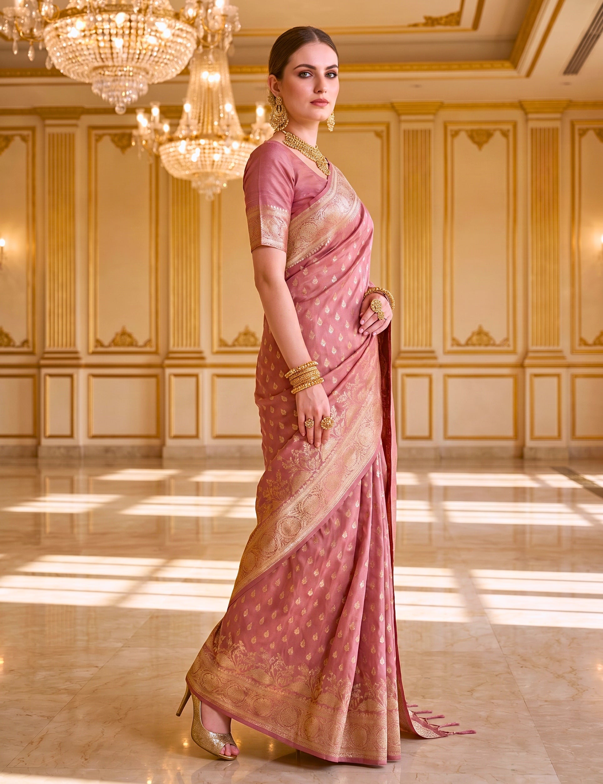 Banarasi Viscose Silk Saree