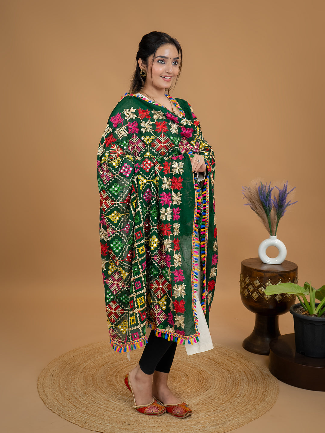 Phulkari Cotton Dupatta