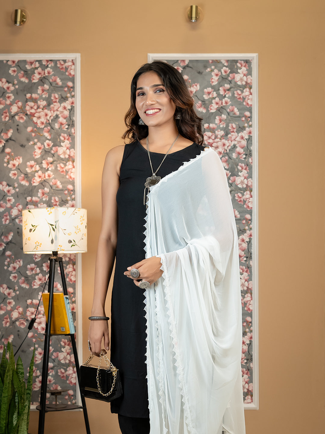 Solid Chiffon Dupatta
