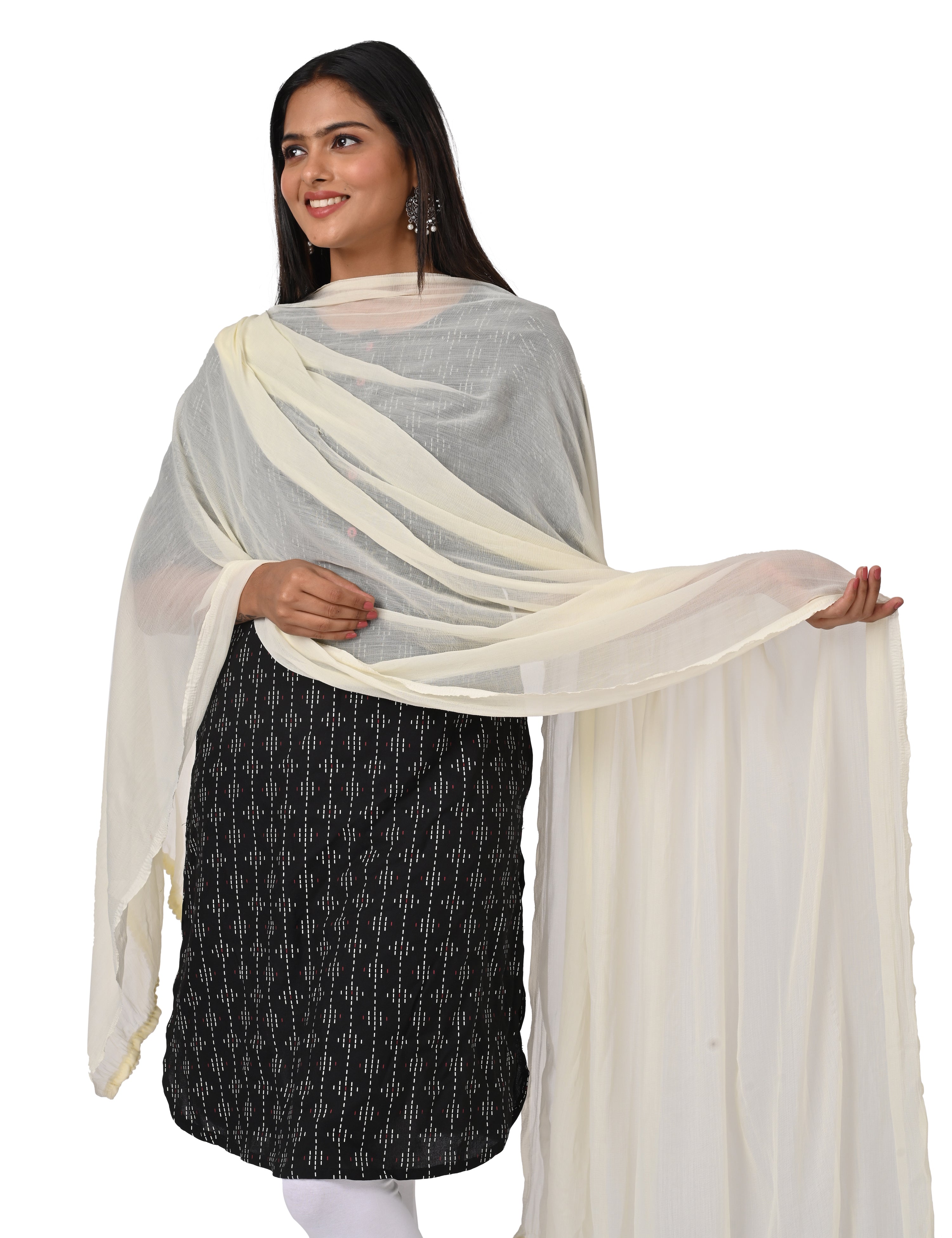 Solid Chiffon Dupatta