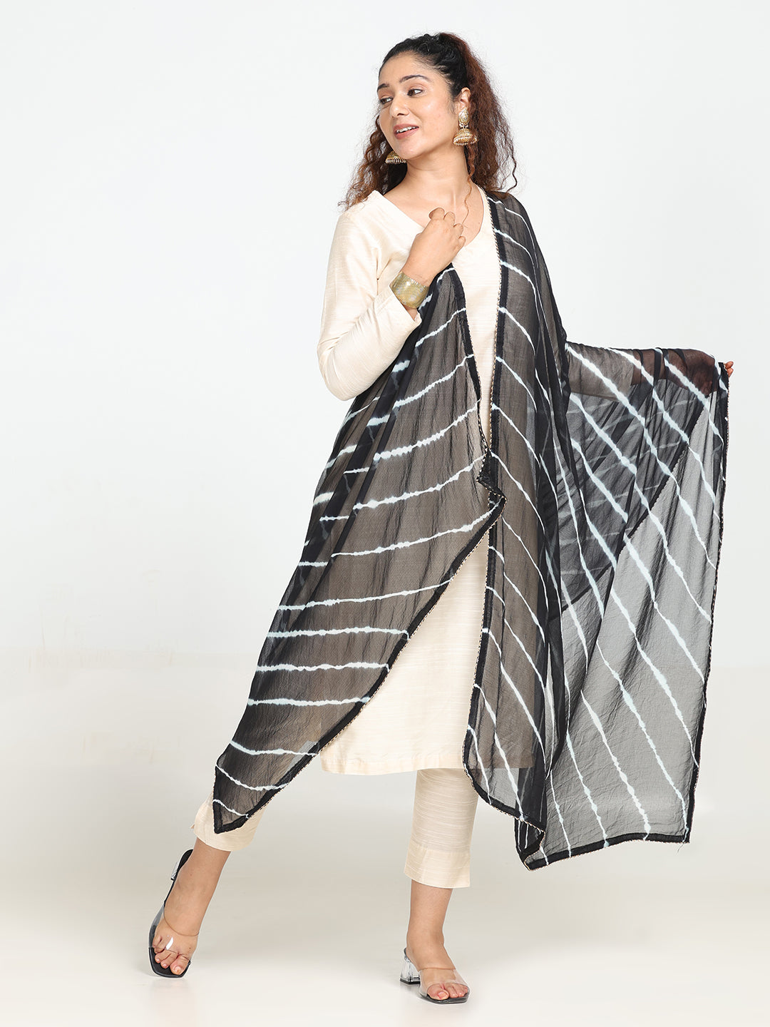 Chiffon Stripe Dupatta