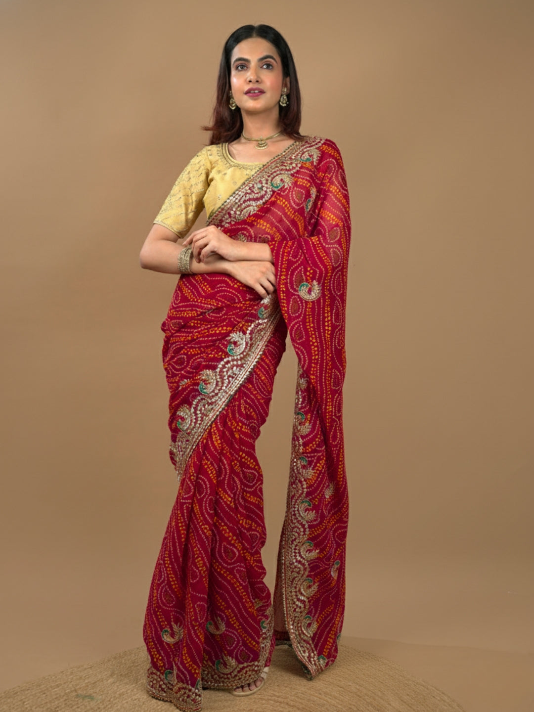Bandhini Georgette Saree
