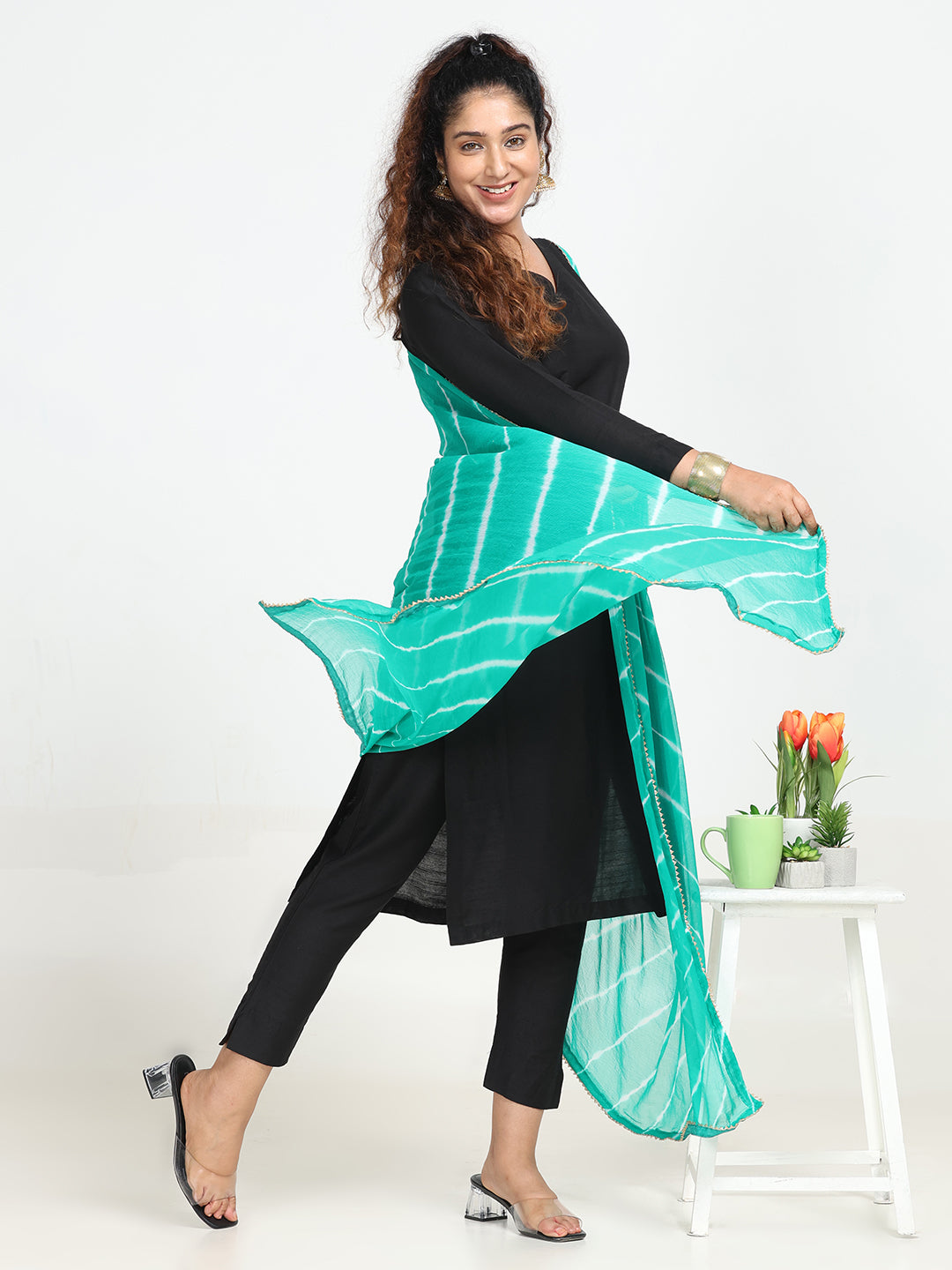 Chiffon Stripe Dupatta