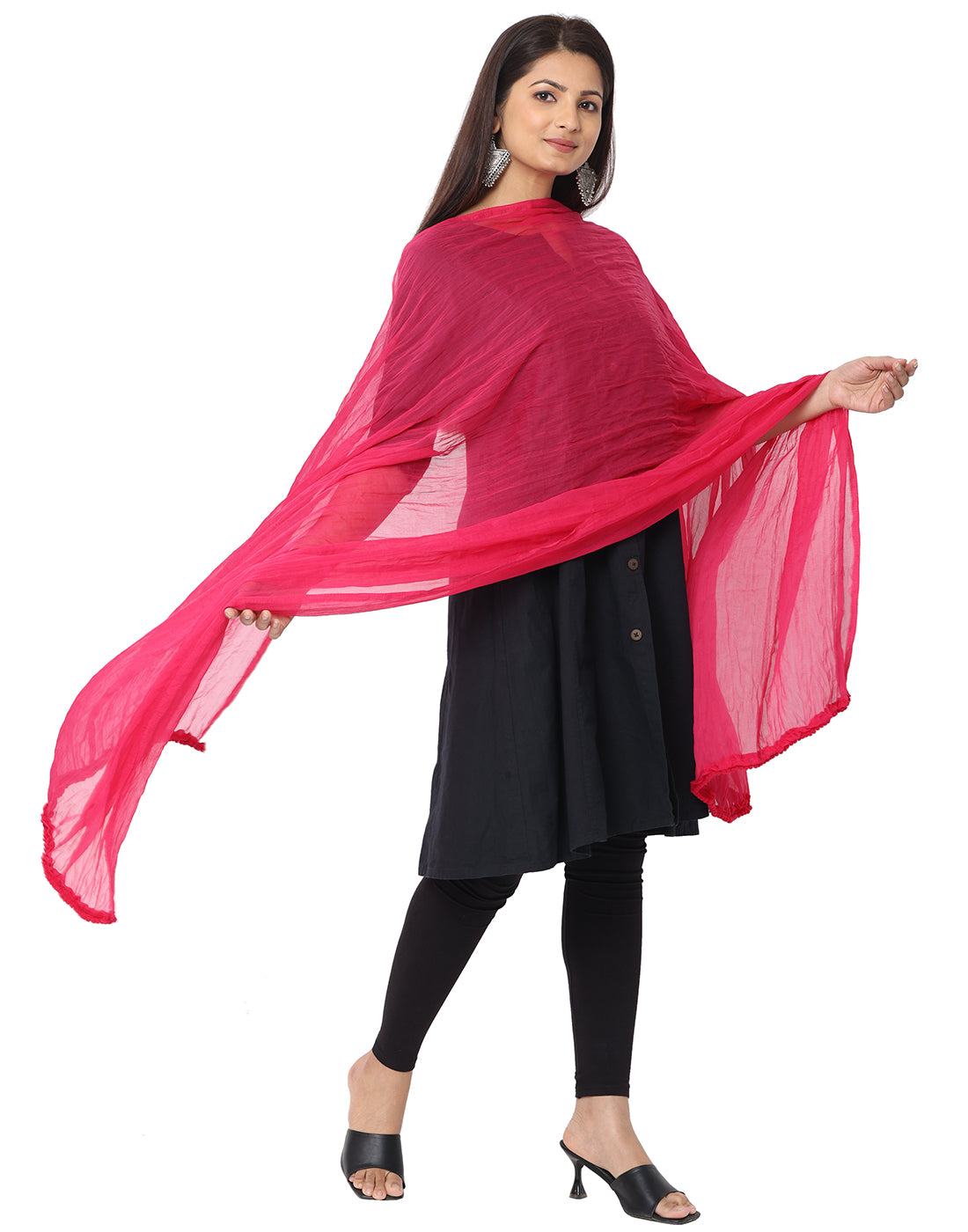 Solid Chiffon Dupatta
