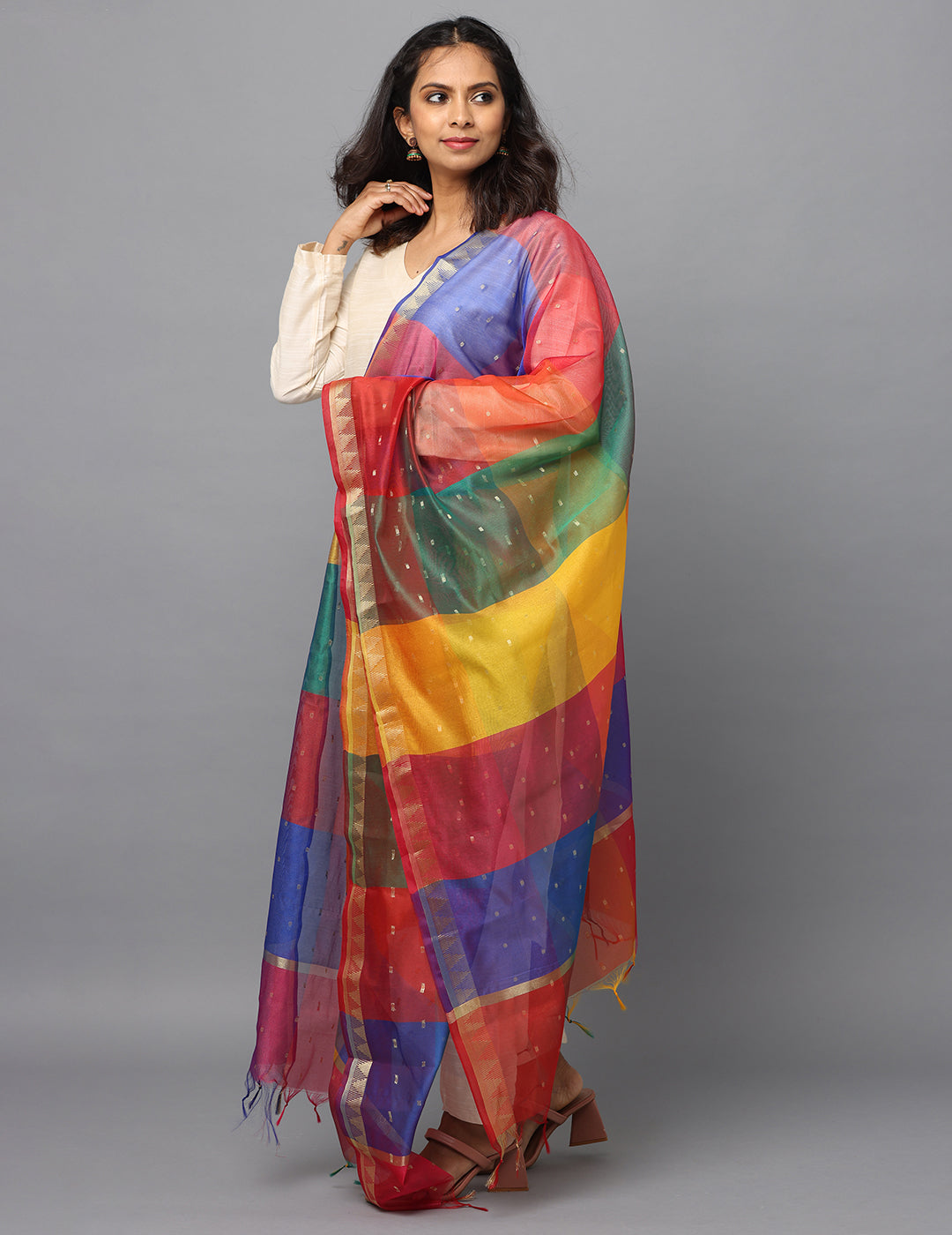 Chanderi Gota Patti Dupatta