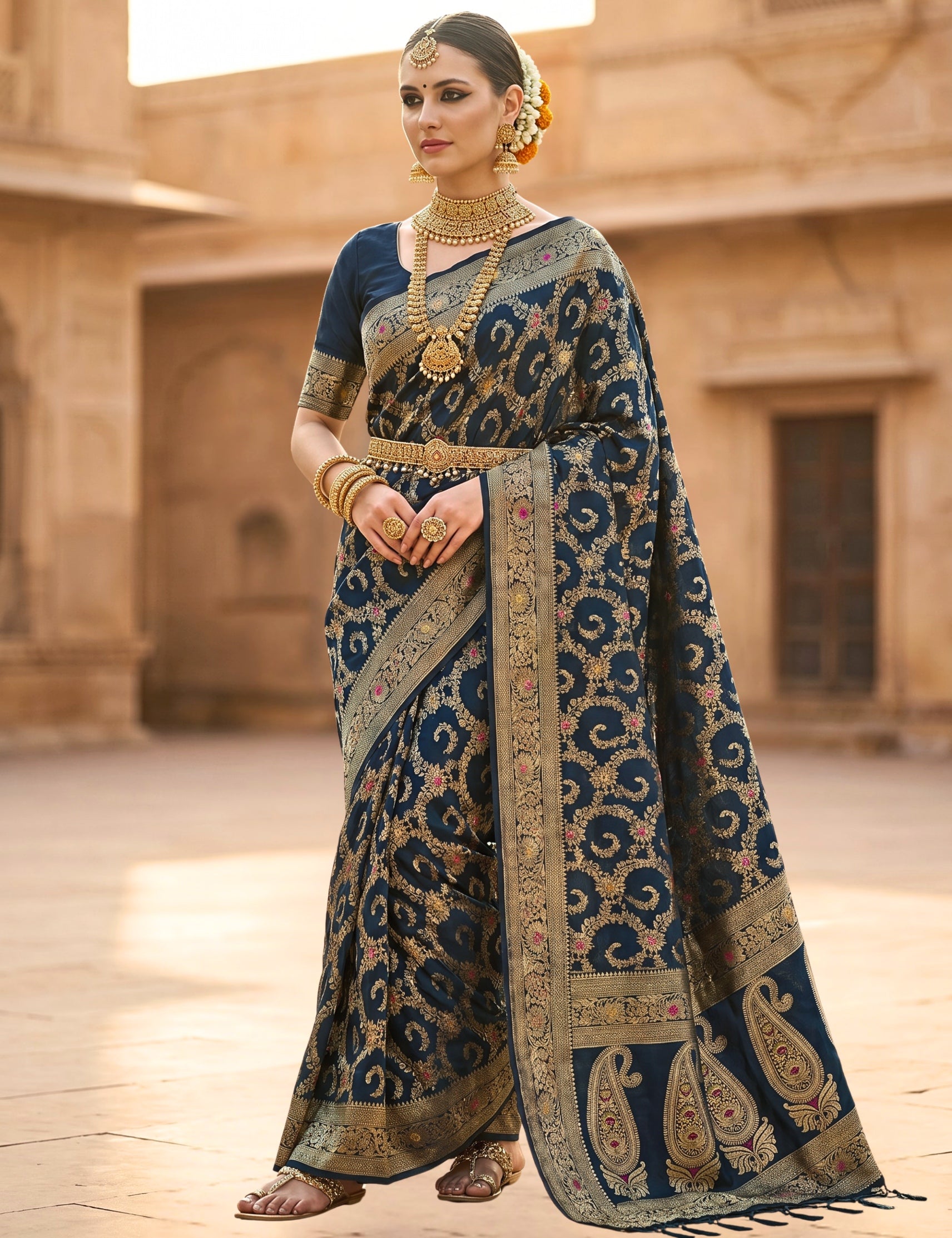 Banarasi Viscose Silk Saree