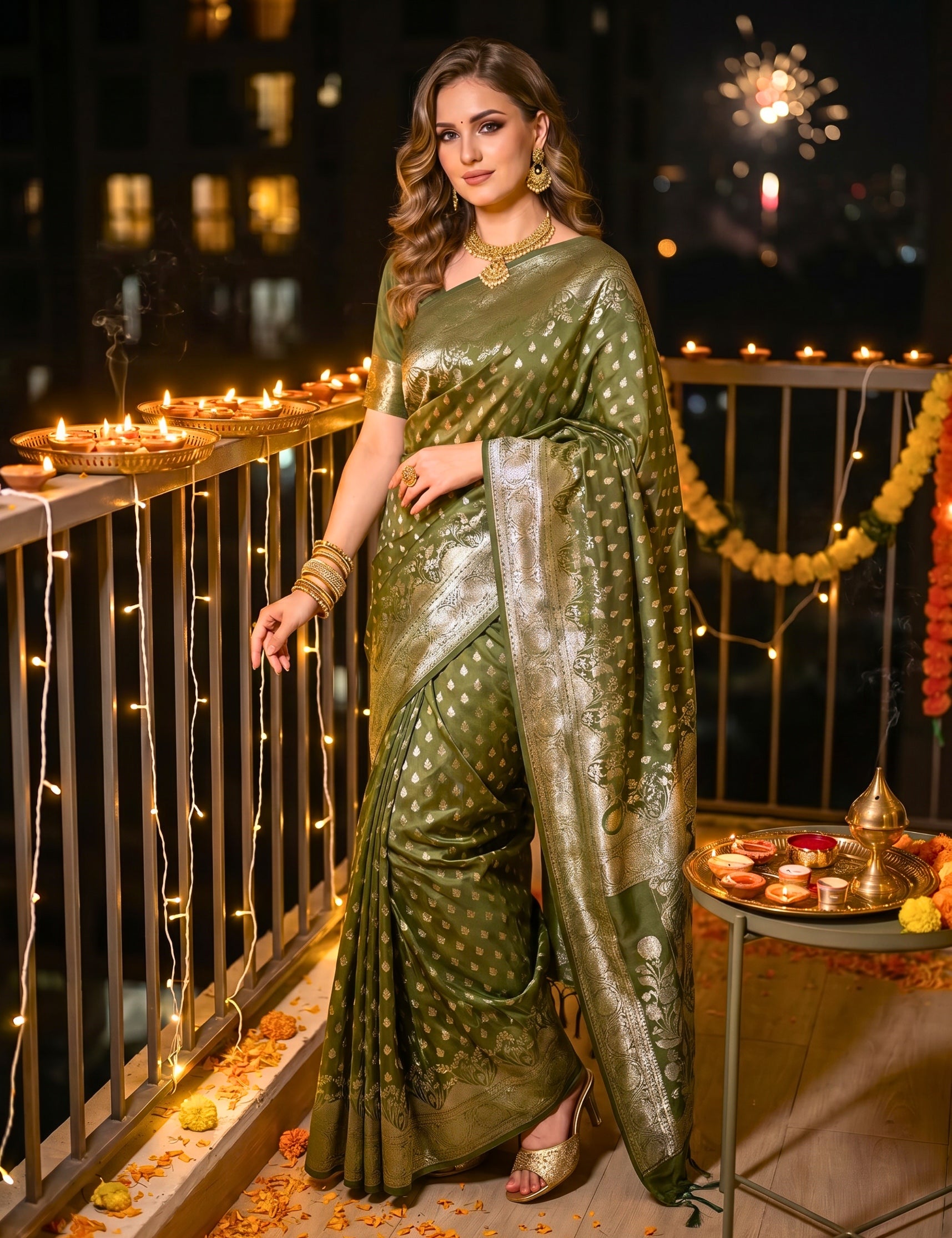 Banarasi Viscose Silk Saree