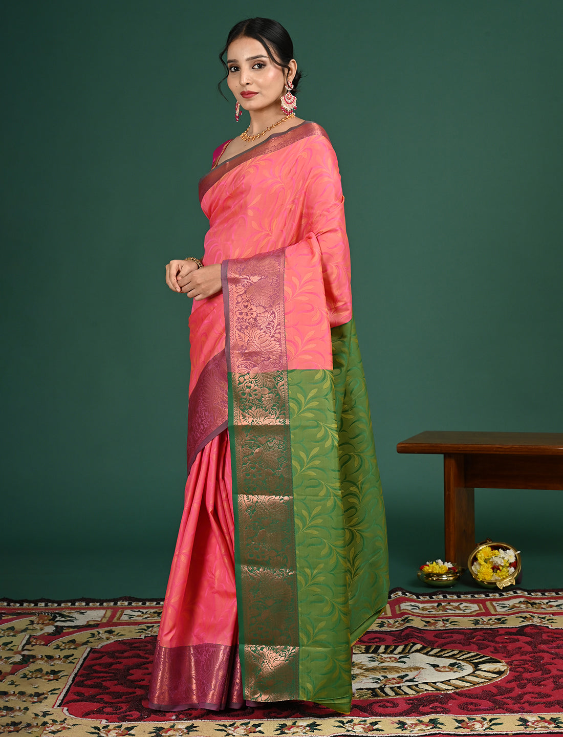 South Art Silk Geometric Saree