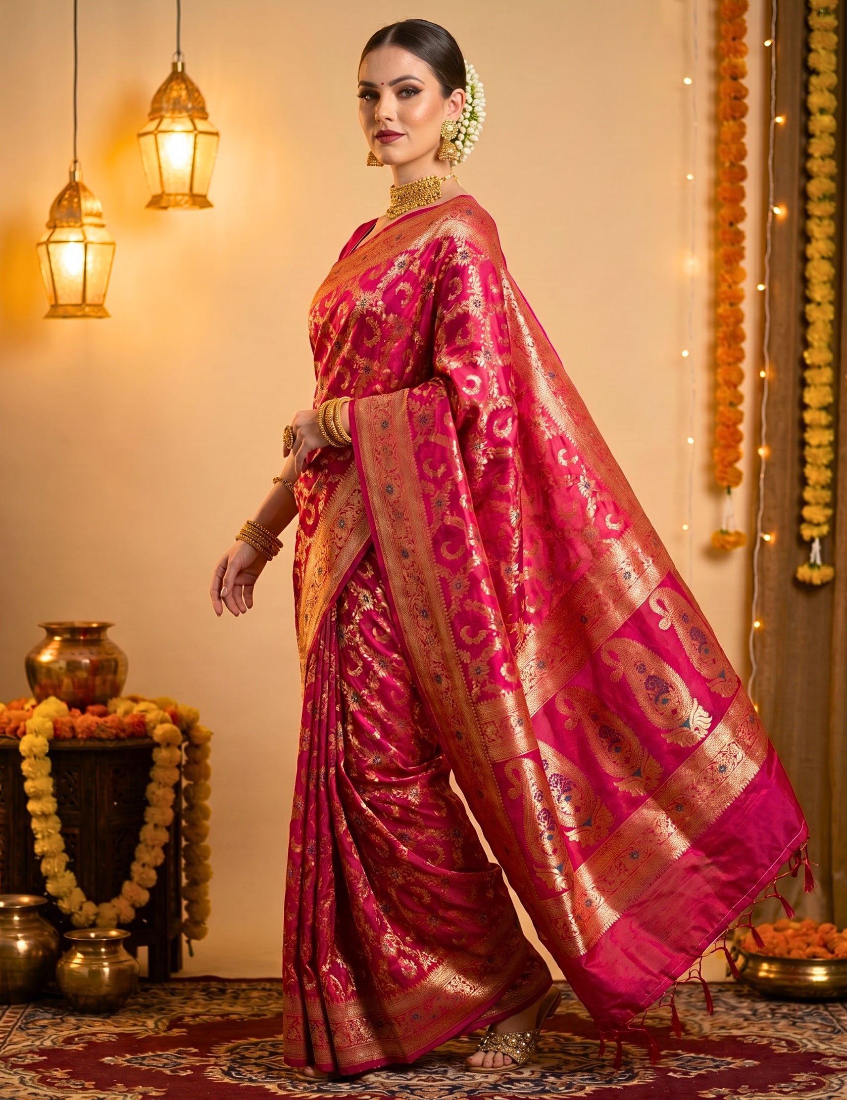 Banarasi Viscose Silk Saree