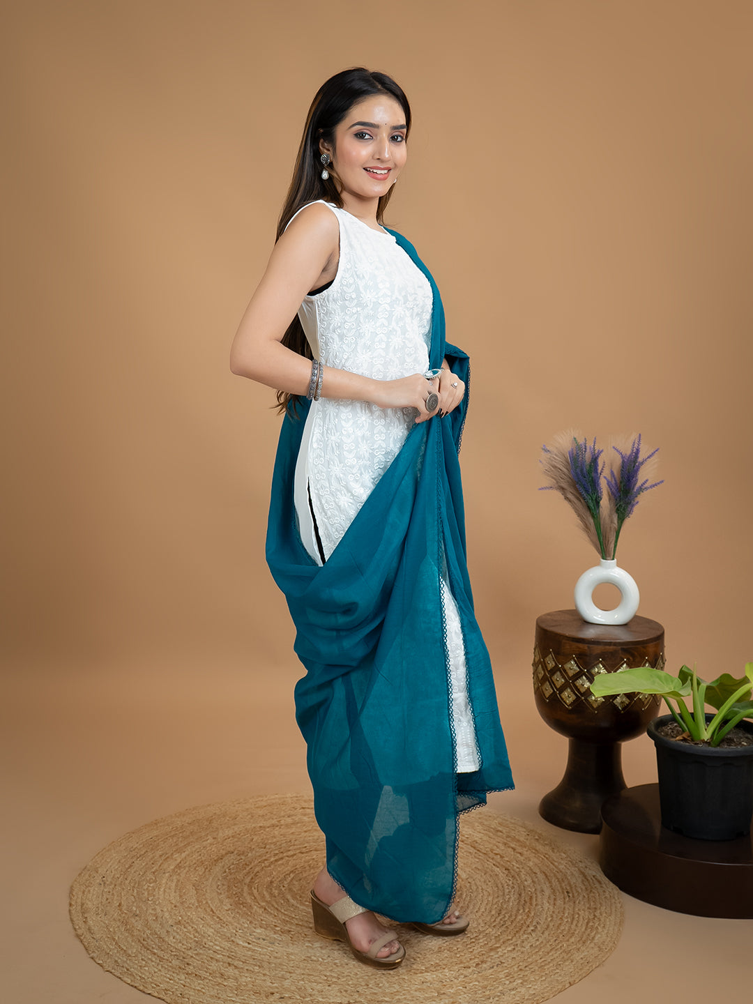 Solid Cotton Dupatta